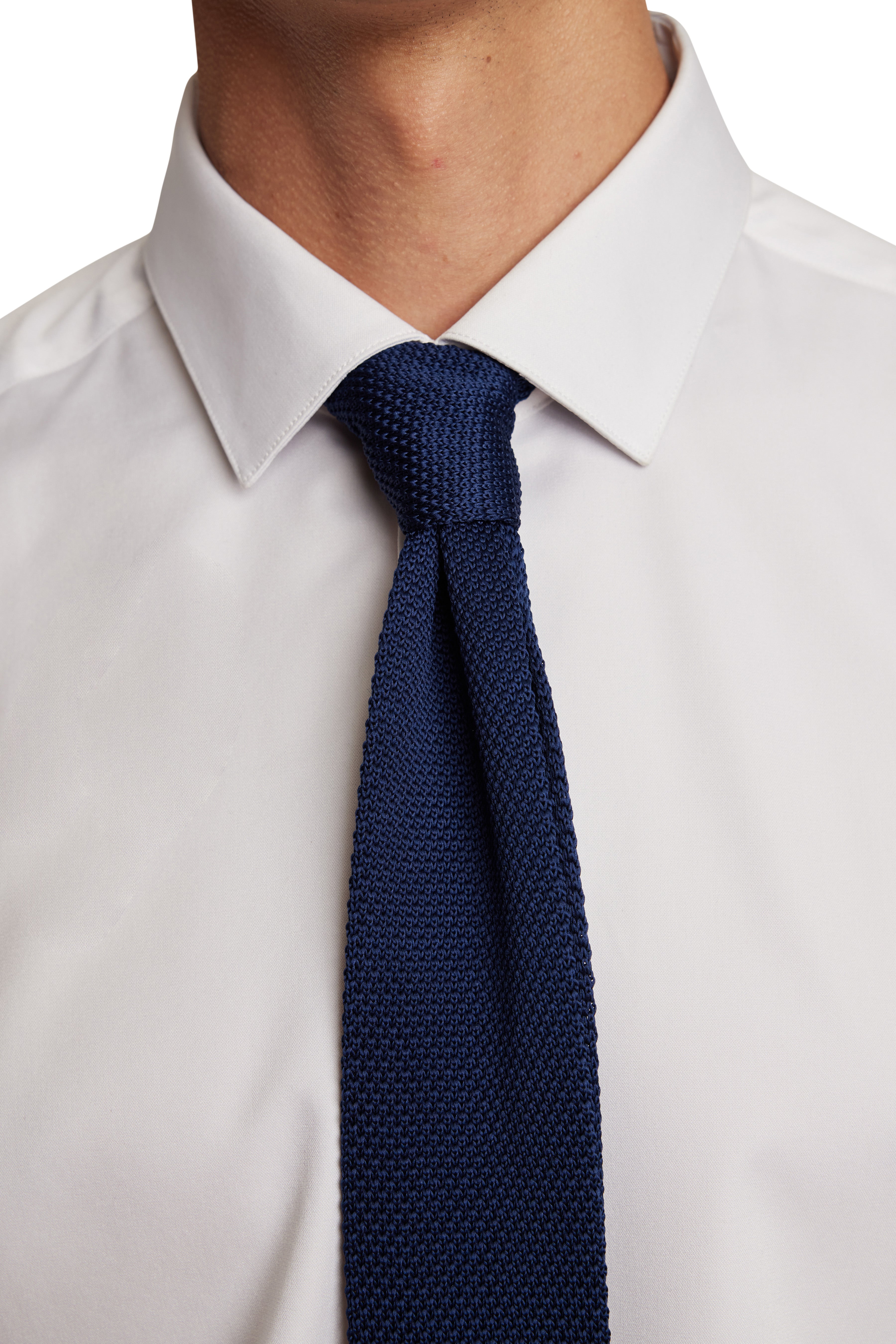 Stanley Knit Tie - Indigo