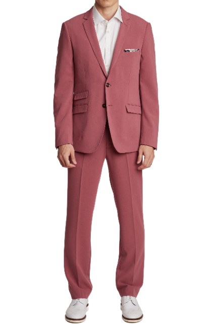Downing Pants - slim - Dark Pink