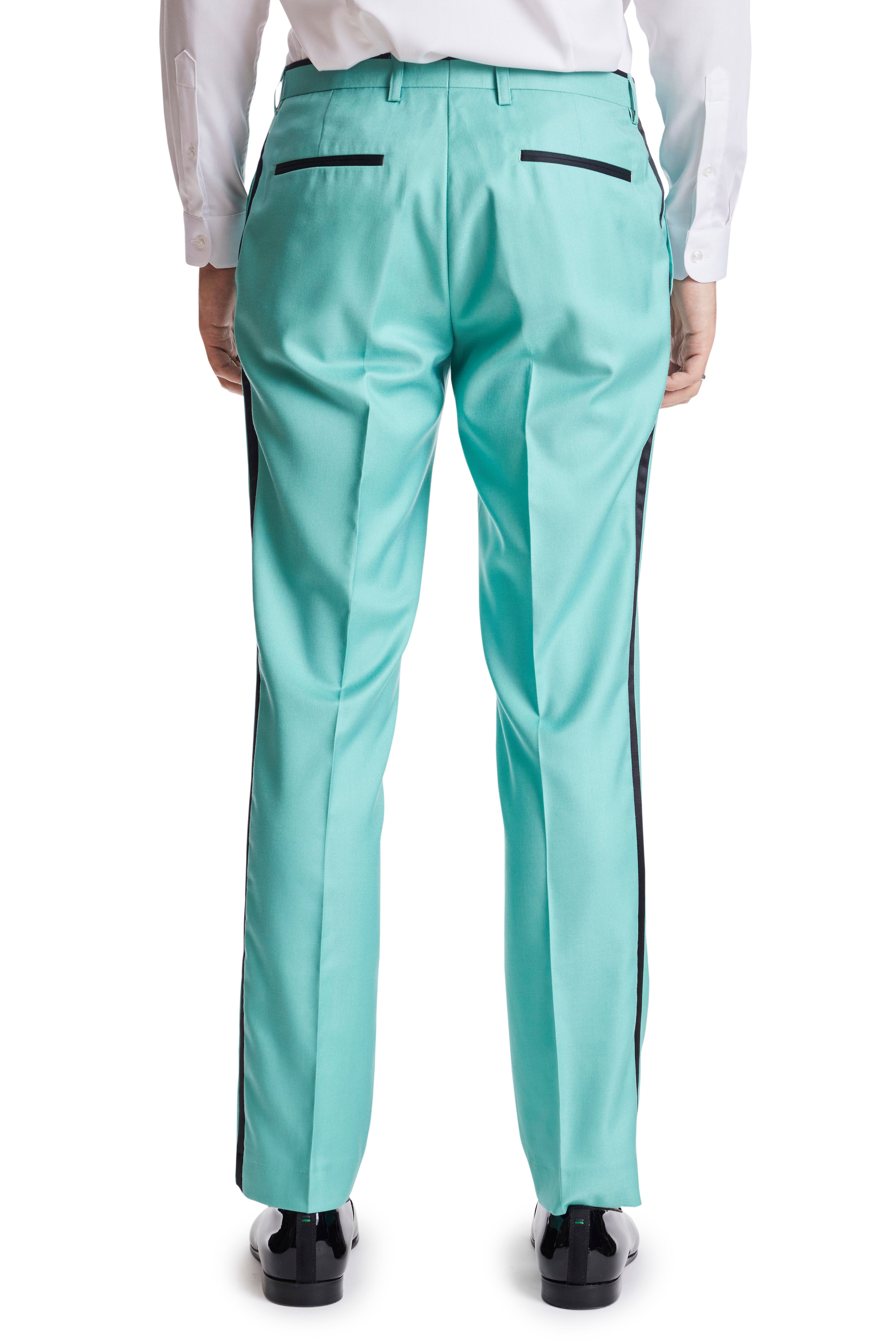 Sloane Tux Pants - slim - Minted Green