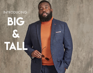 Big and sales tall formal wear