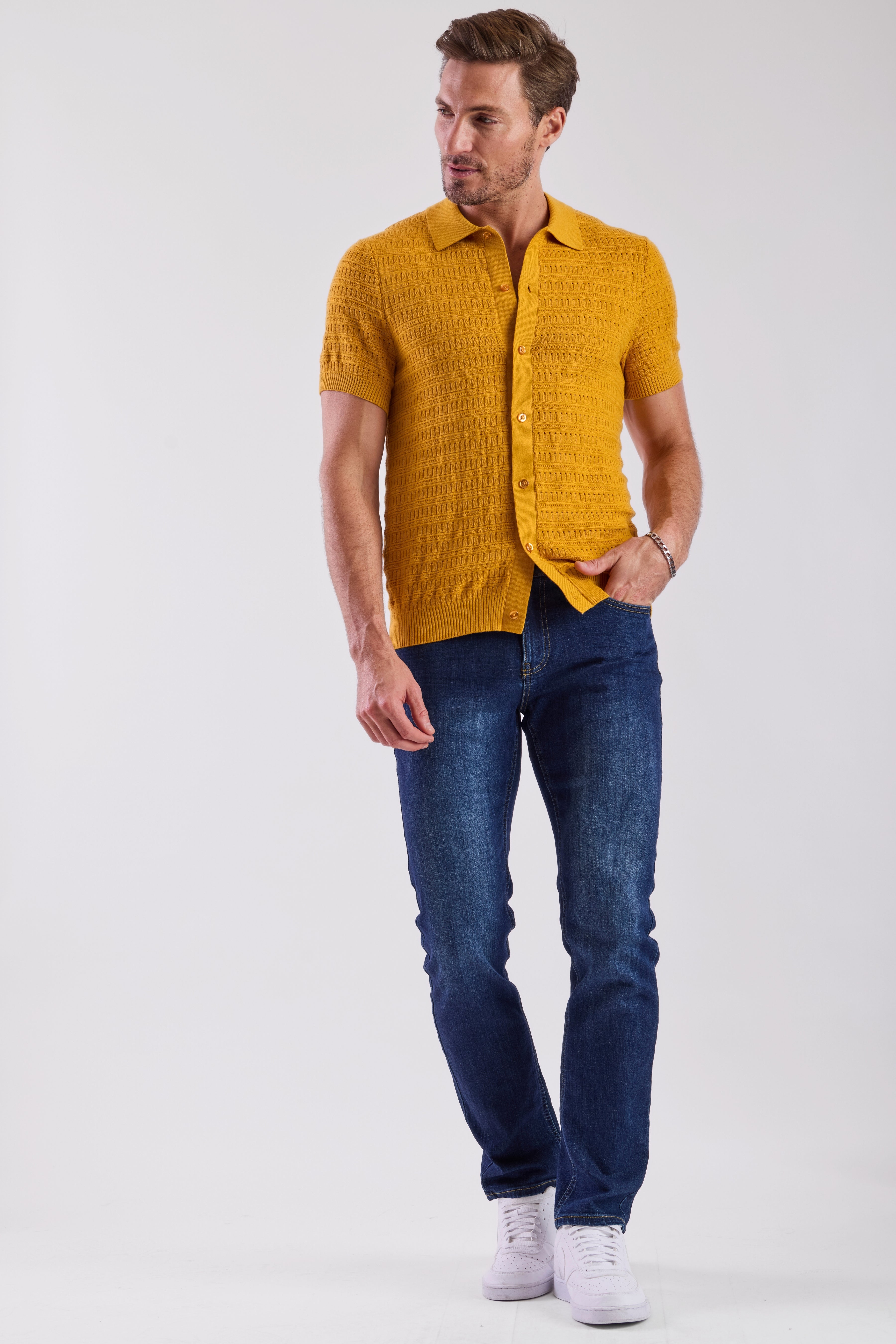 Full Placket Polo - Sun Cloud