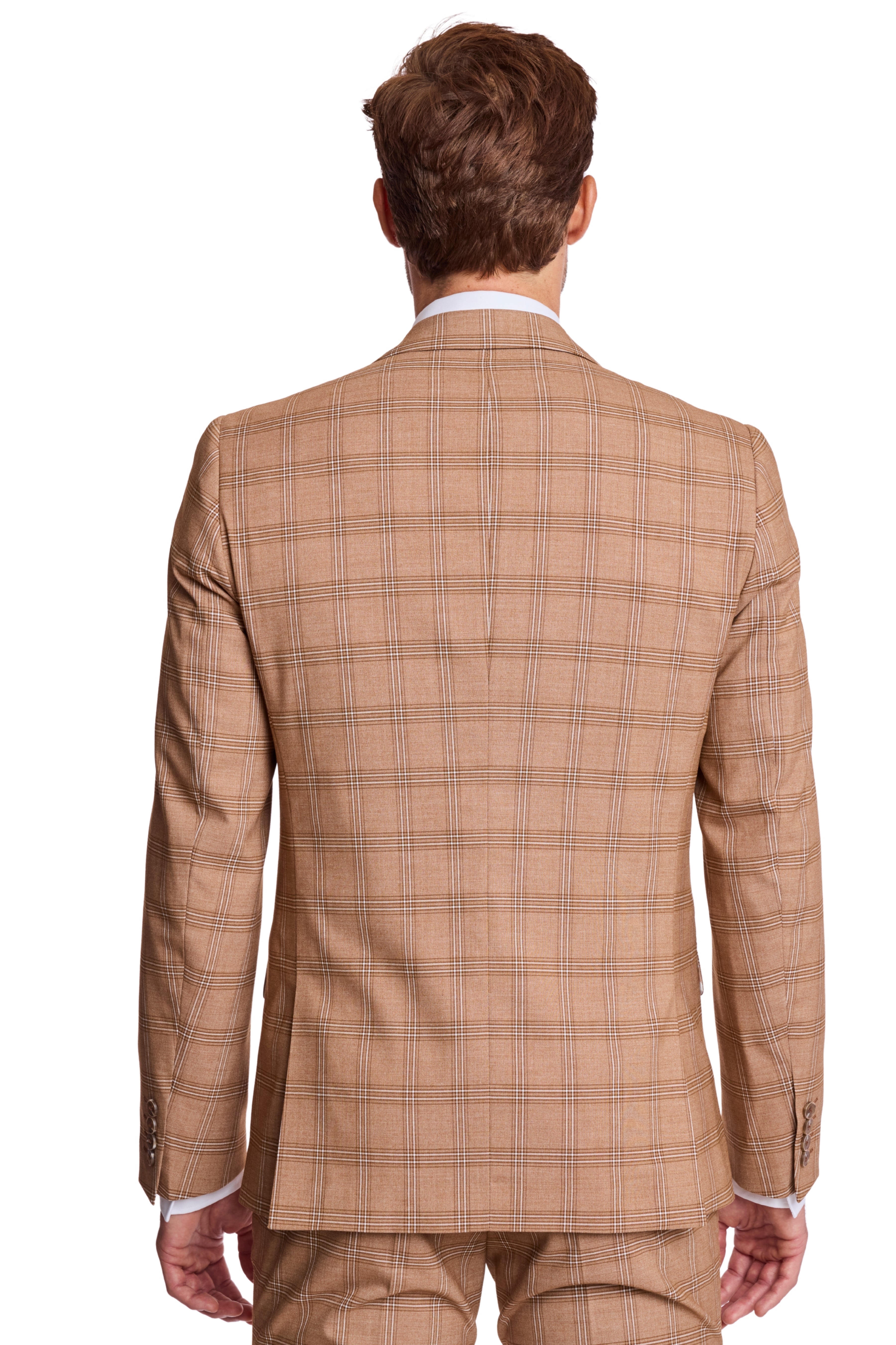 Ashton Peak Jacket - slim - Chocolate Kombucha Stripe