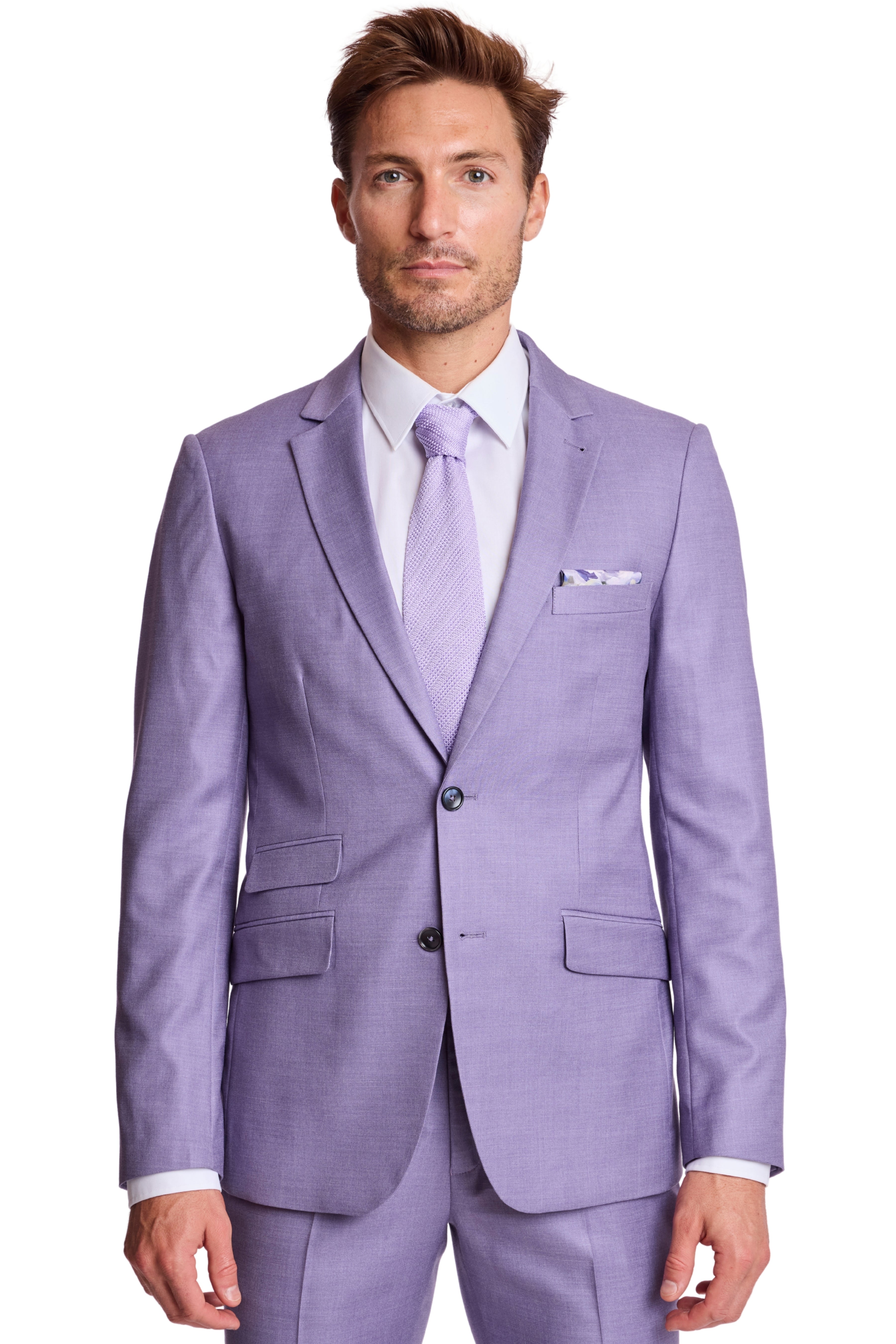 Dover Notch Jacket - slim - Lavender Shark