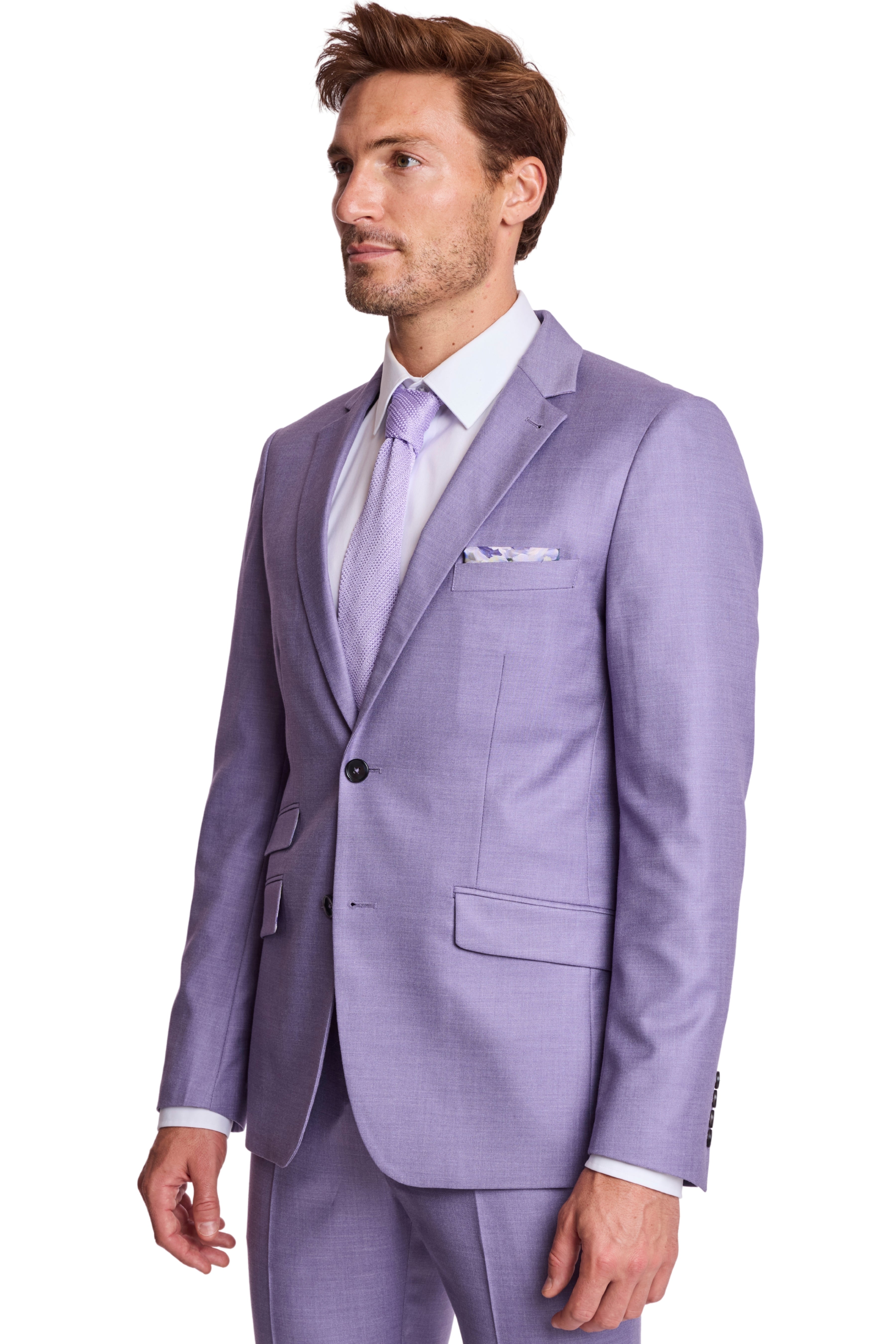 Dover Notch Jacket - slim - Lavender Shark