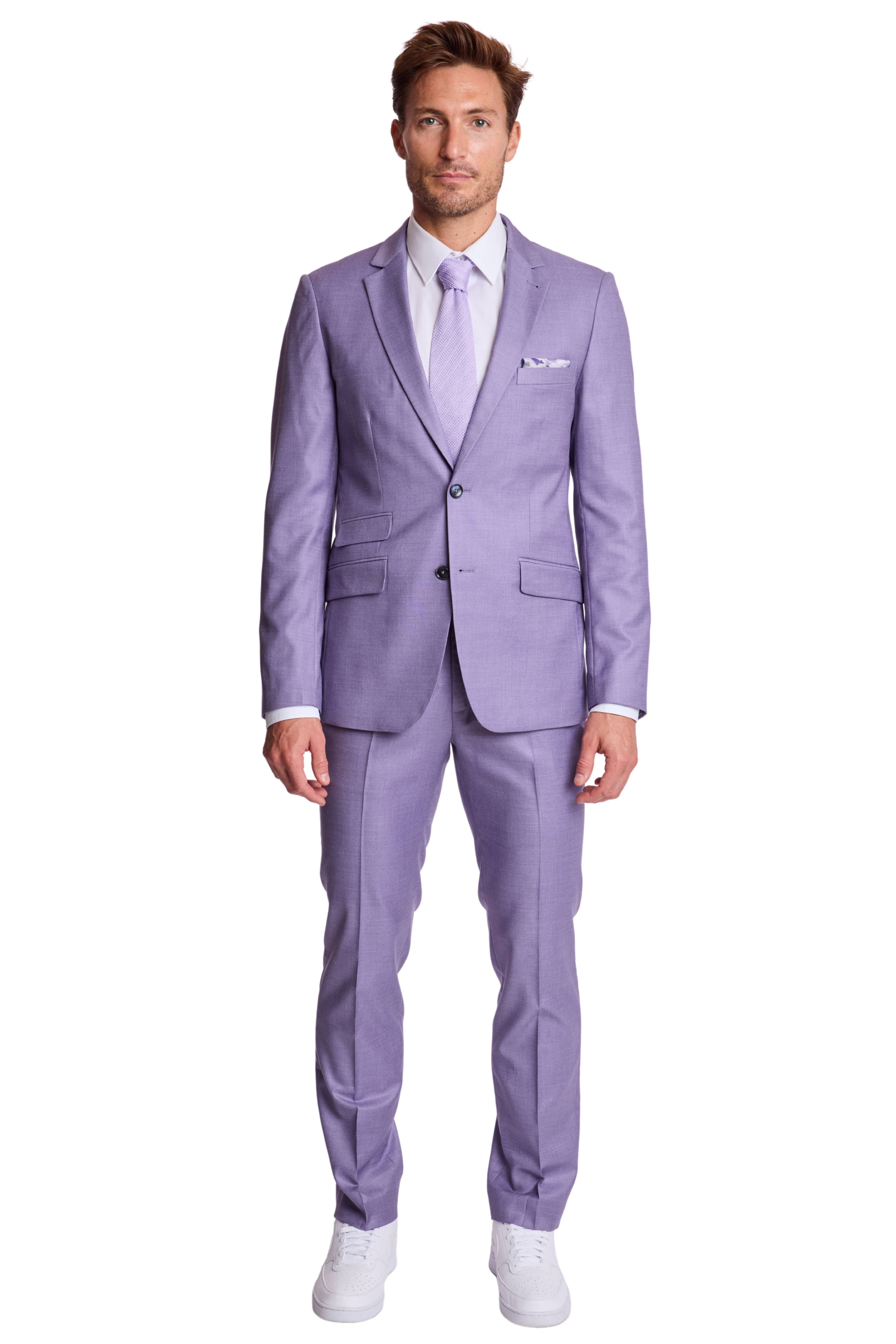 Dover Notch Jacket - slim - Lavender Shark