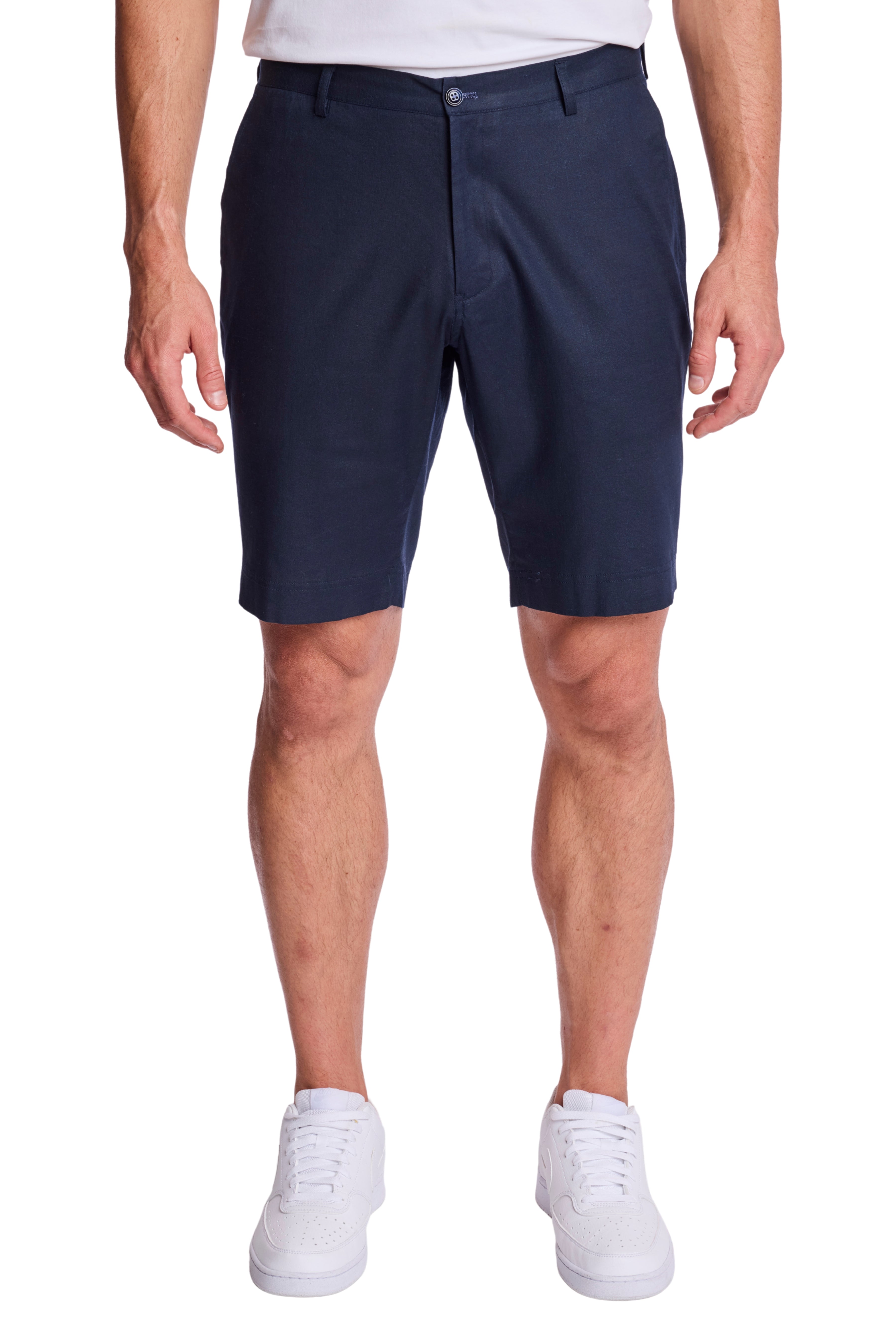 Felix Shorts - slim - Crisp Navy Linen
