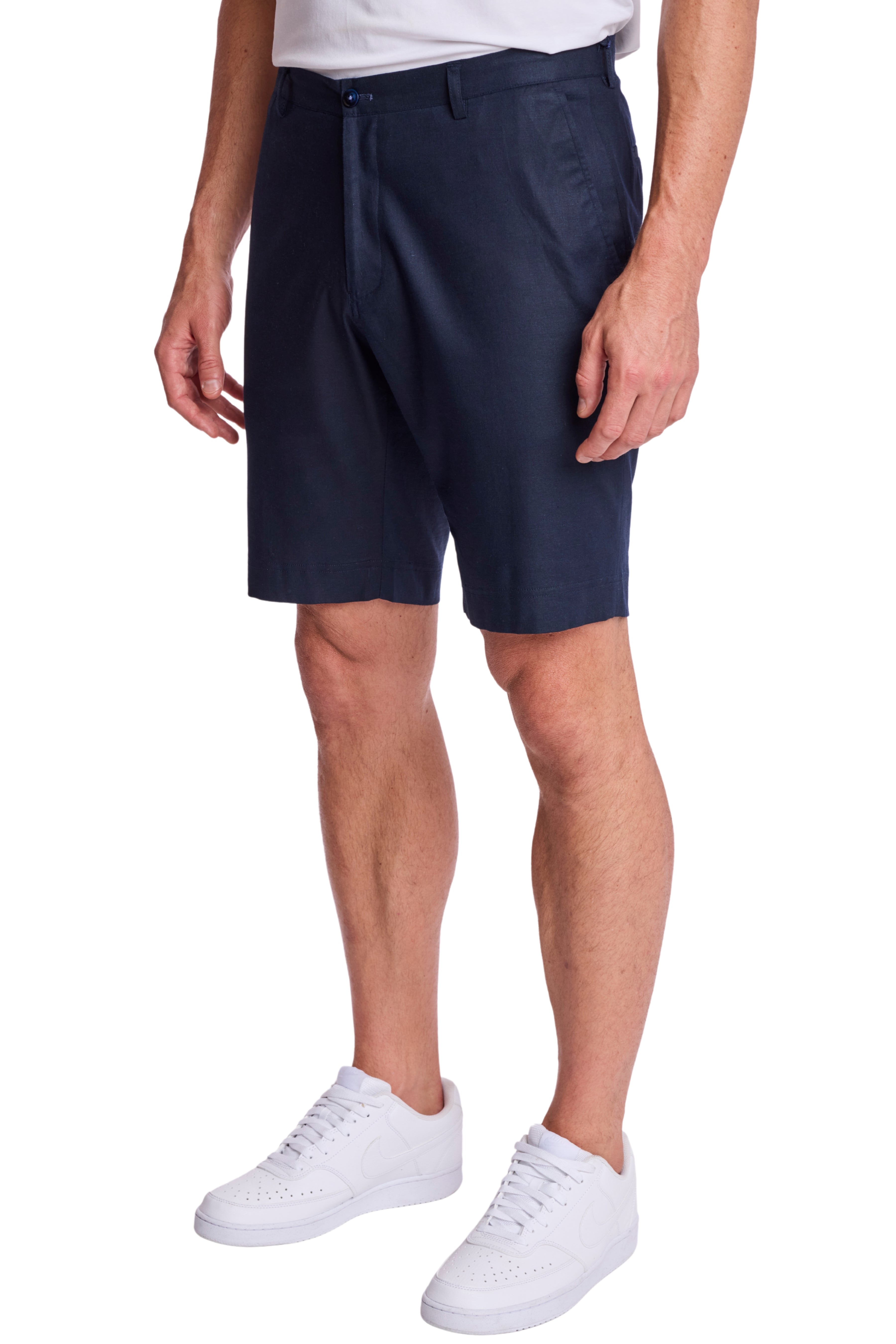 Felix Shorts - slim - Crisp Navy Linen