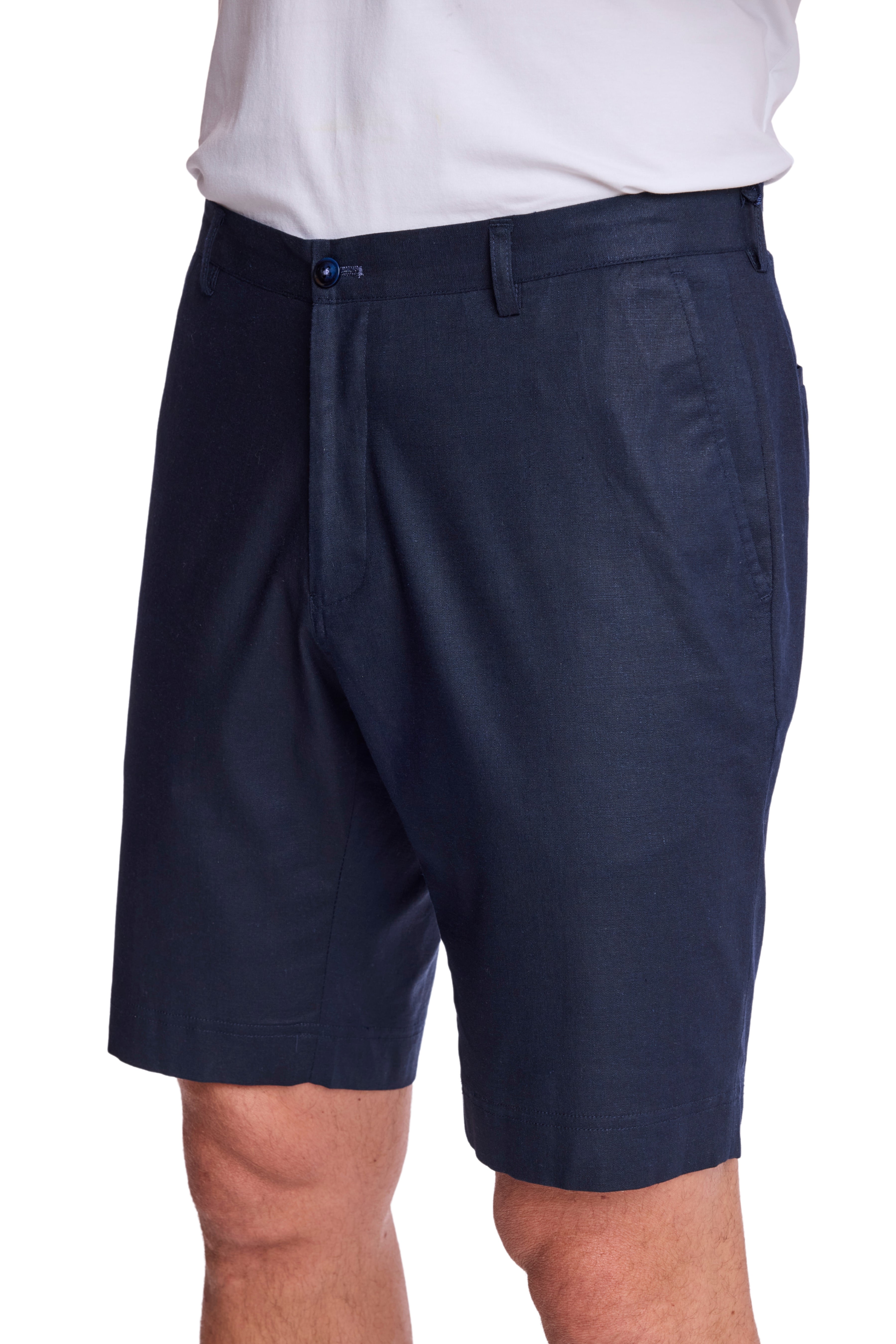 Felix Shorts - slim - Crisp Navy Linen
