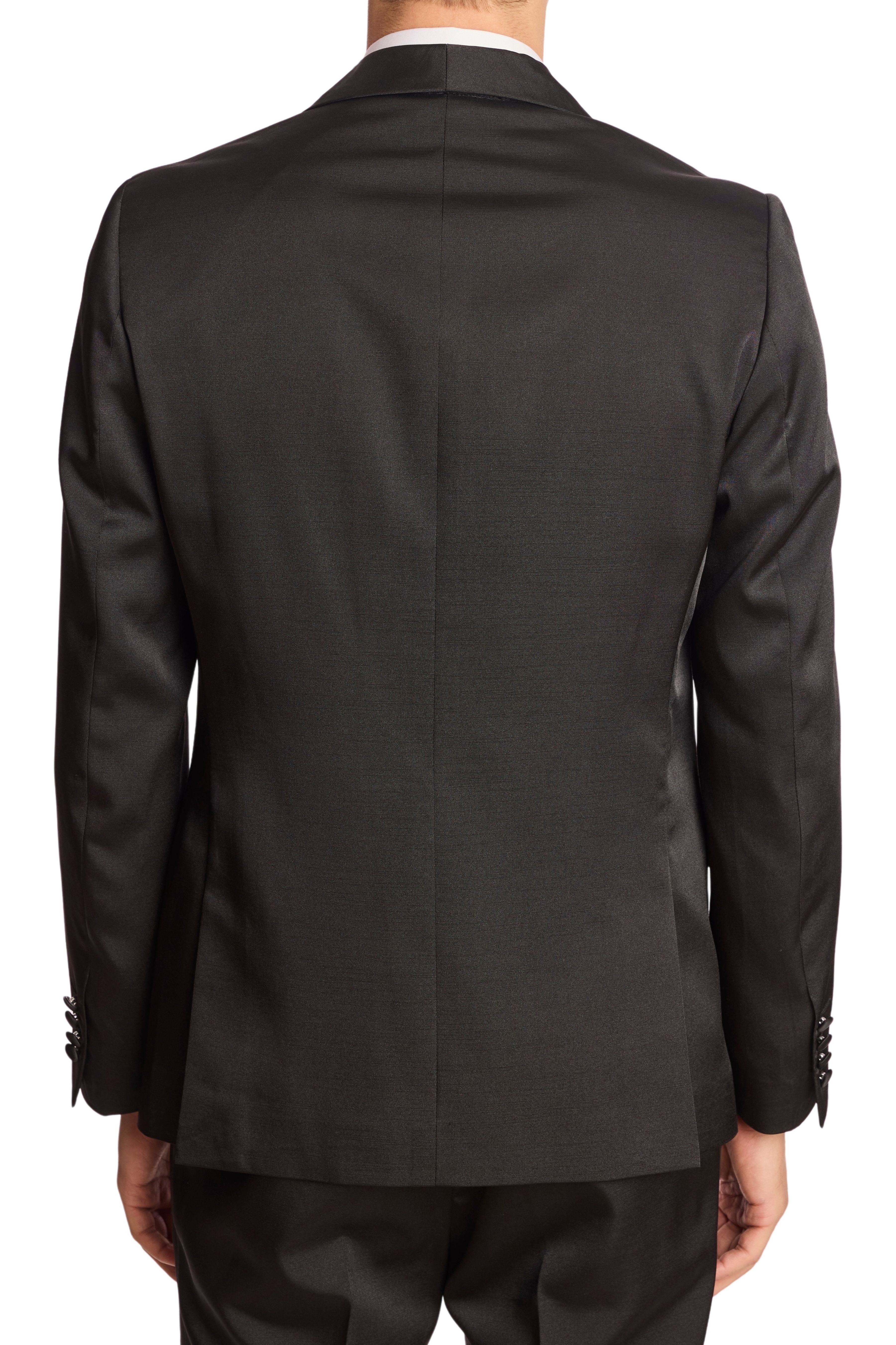 Regent Shawl Tux Jacket - slim - All Black