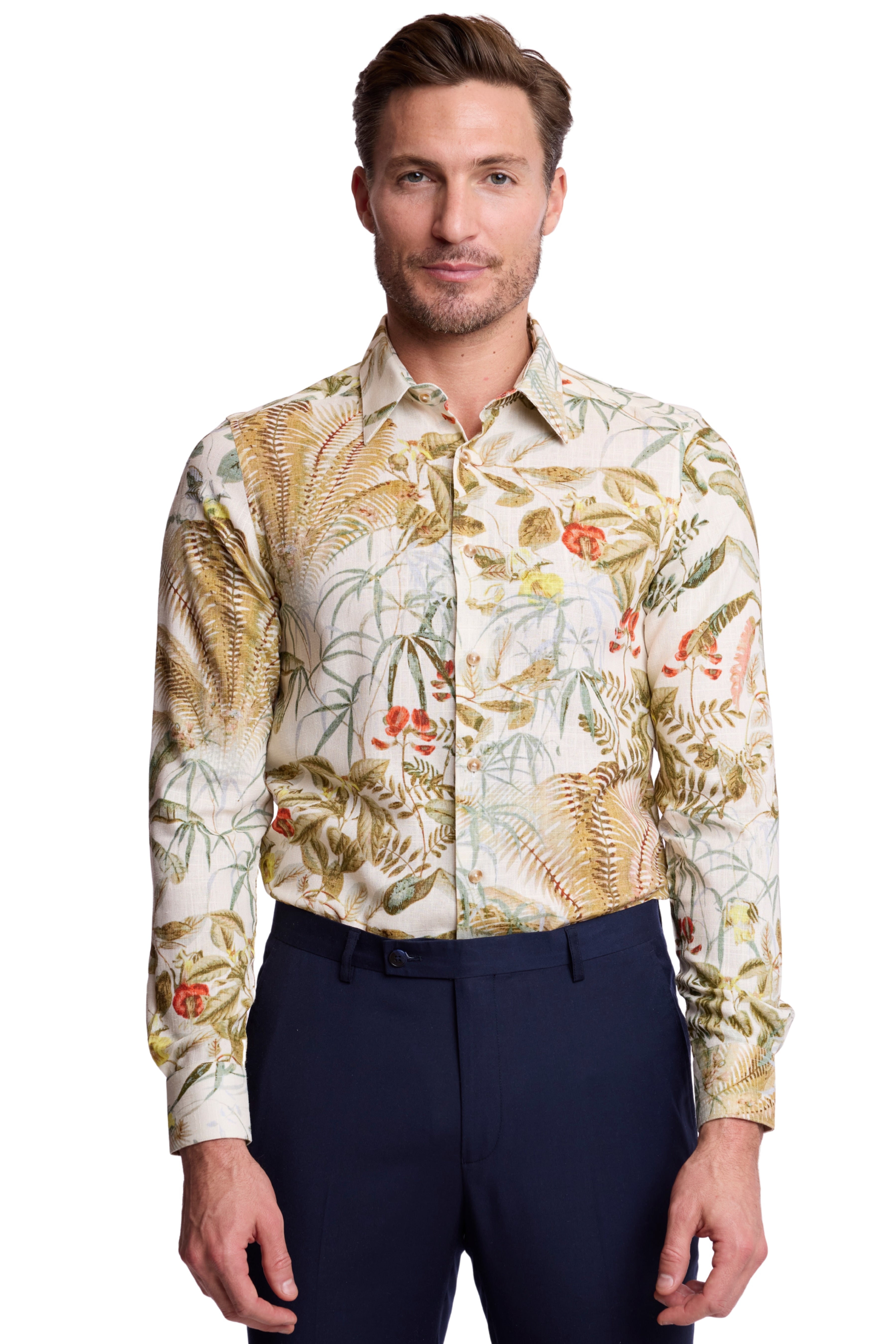 Parker Pointed Collar Shirt - Palm Springs