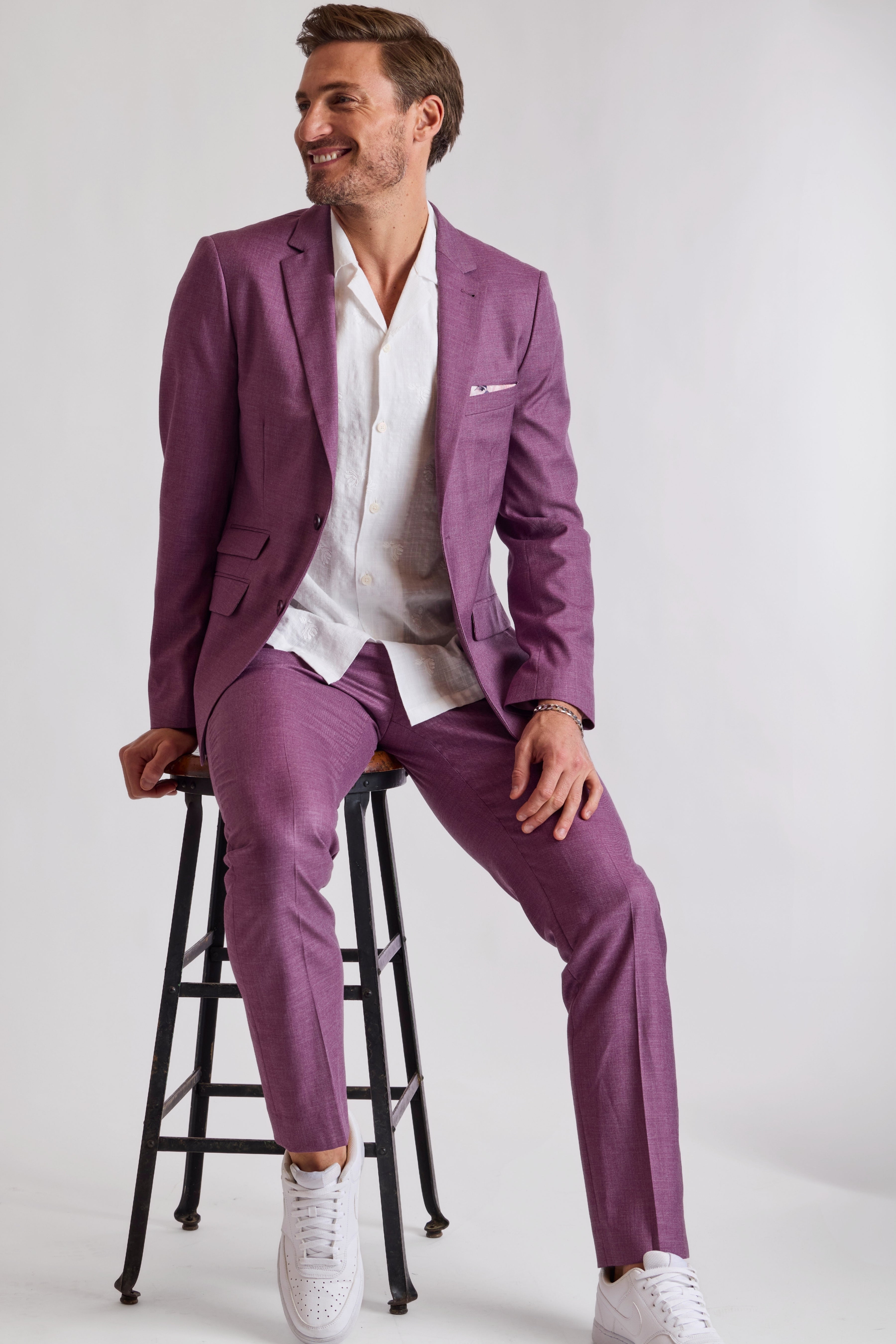 Dover Notch Jacket - slim - Sugar Plum Shark