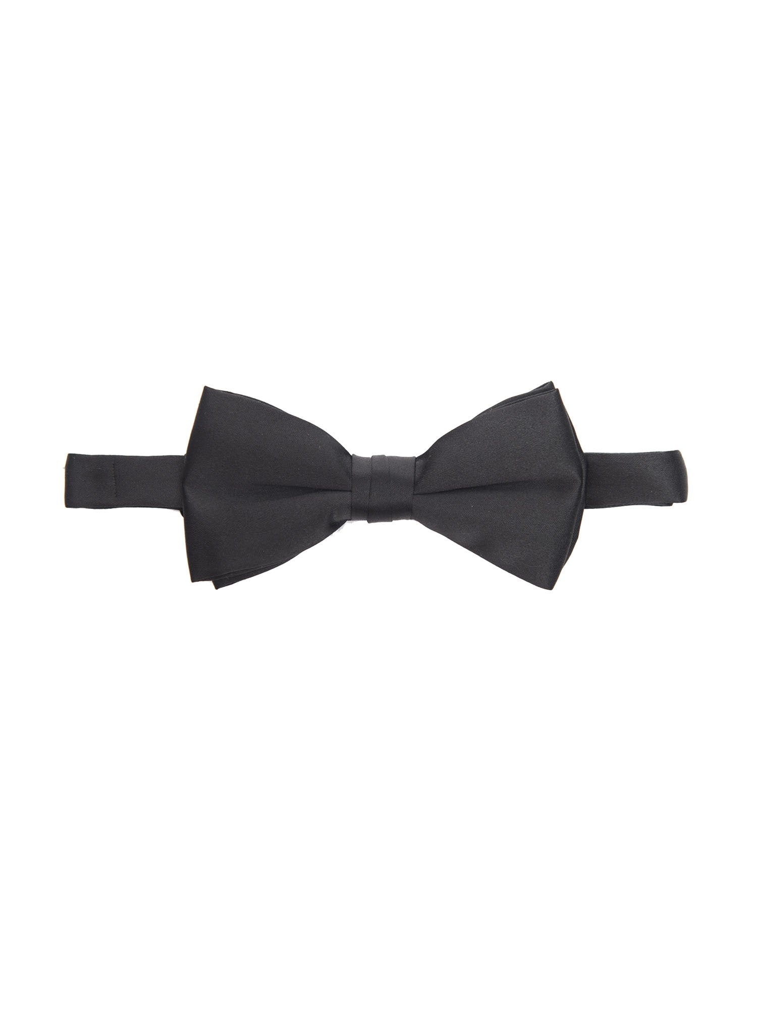 Bradley Bow Tie - Black Satin