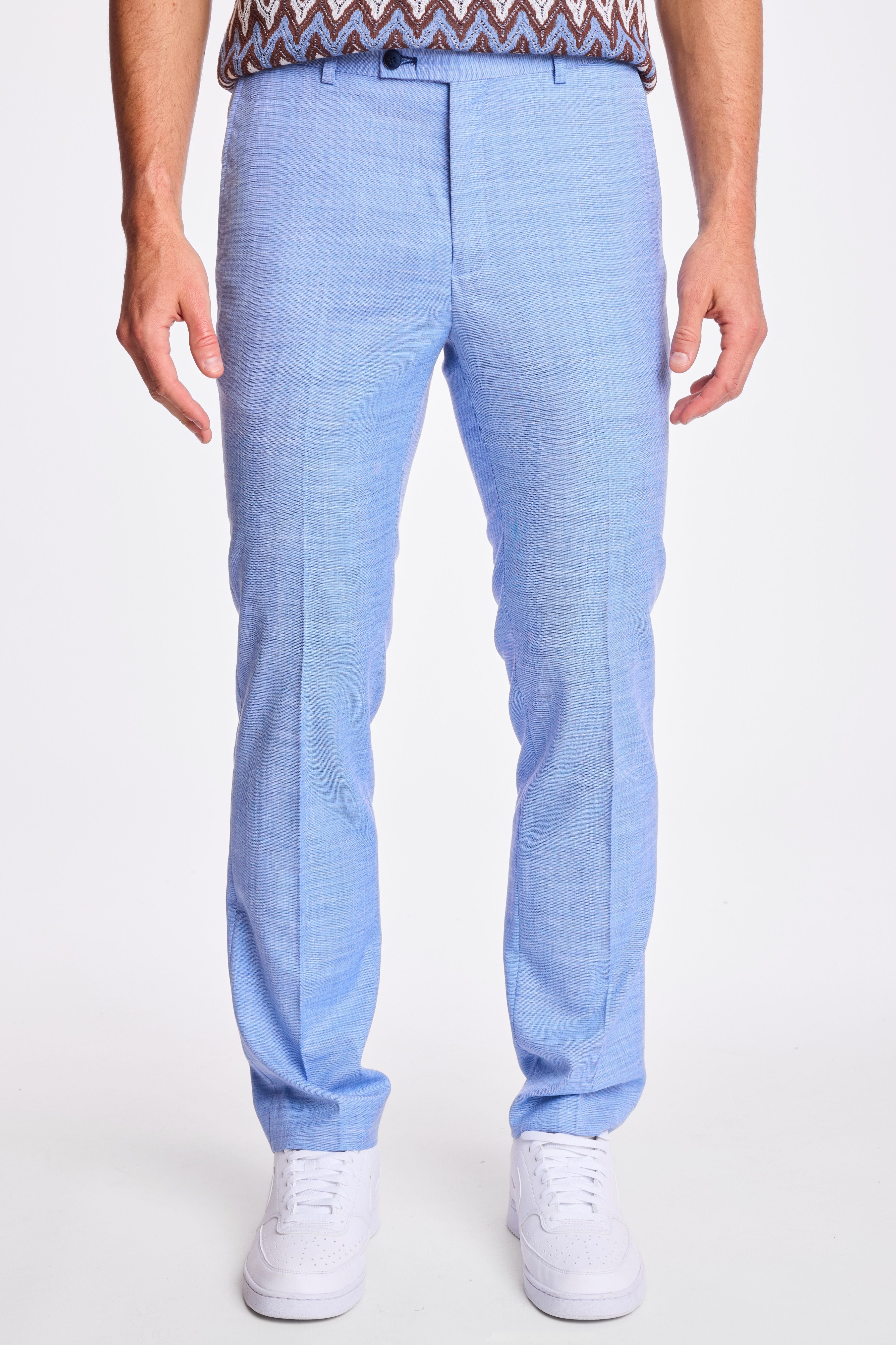 Downing Pants - slim - Blue Ice Shark