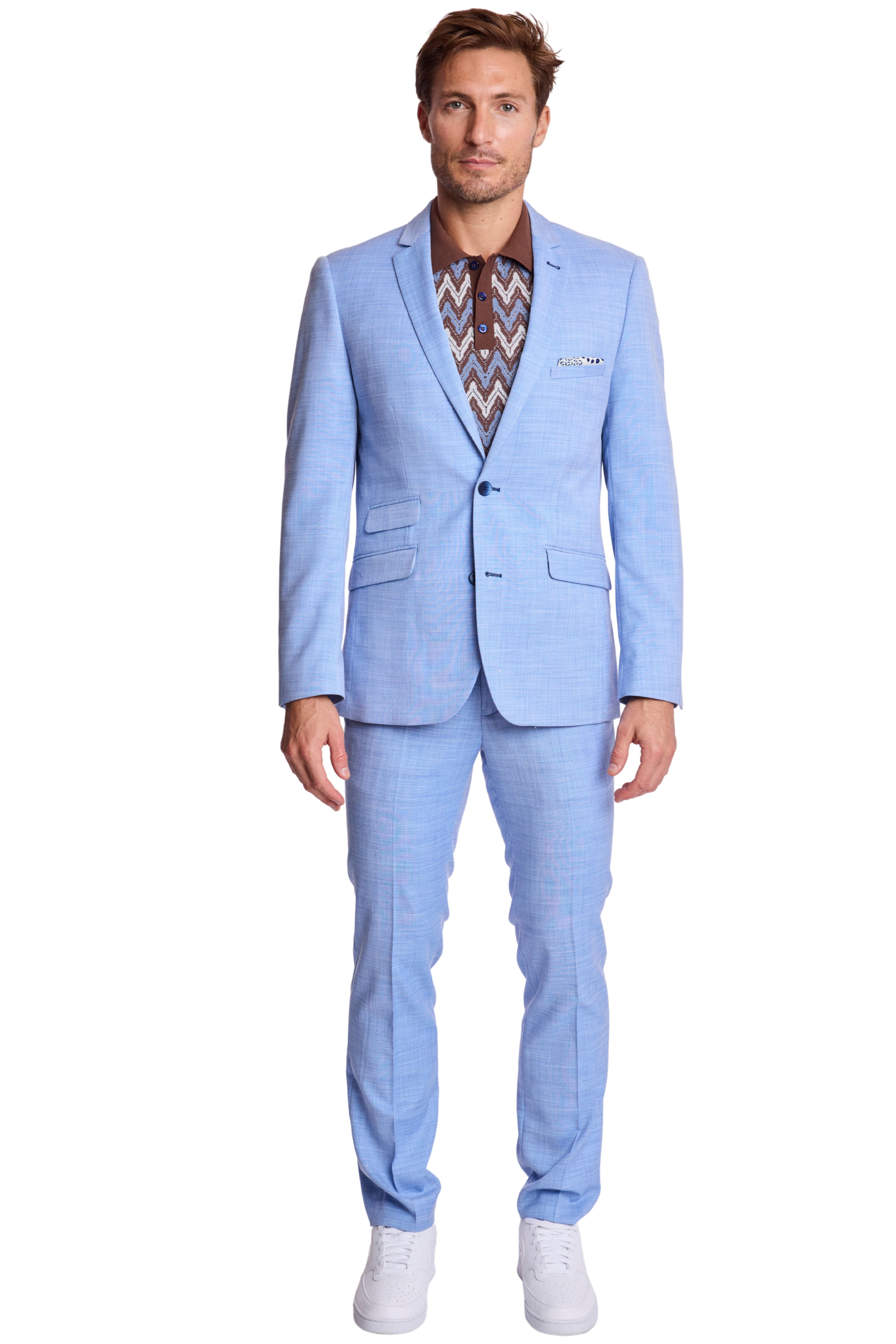 Dover Notch Jacket - slim - Blue Ice Shark