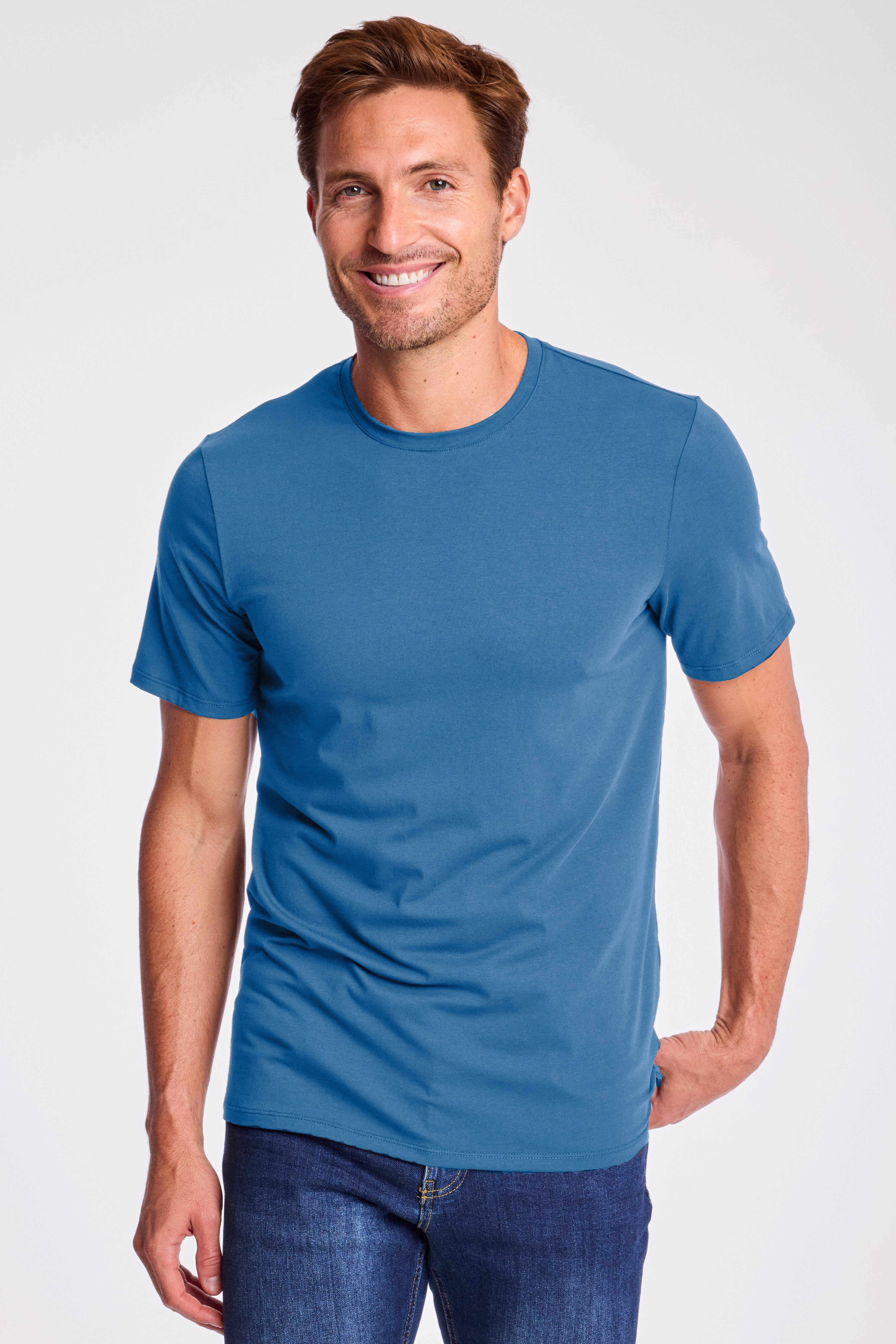 Lucas Crew T - Arctic Blue
