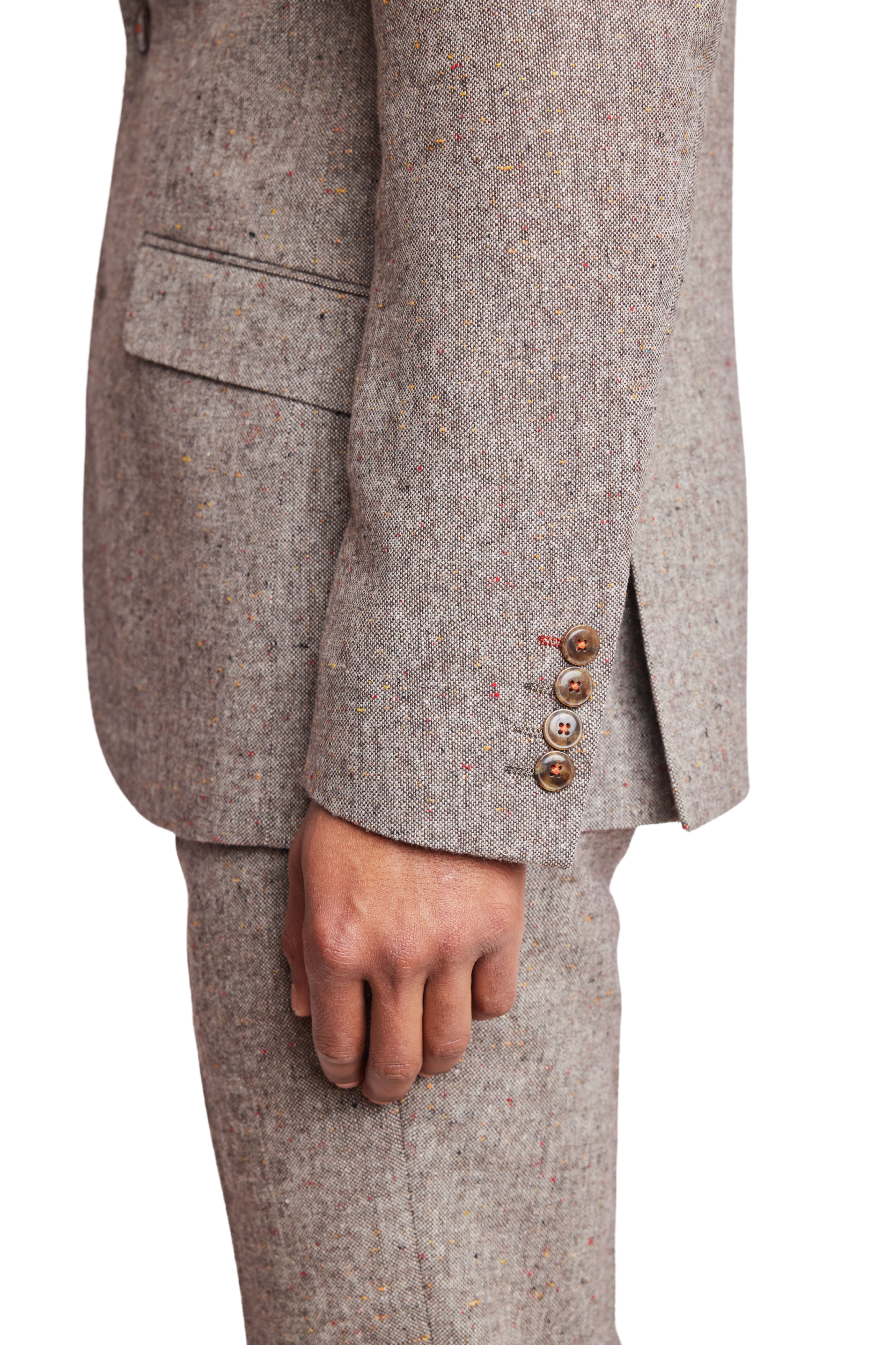 Ashton Peak Jacket - slim - Tan Donegal Speckle