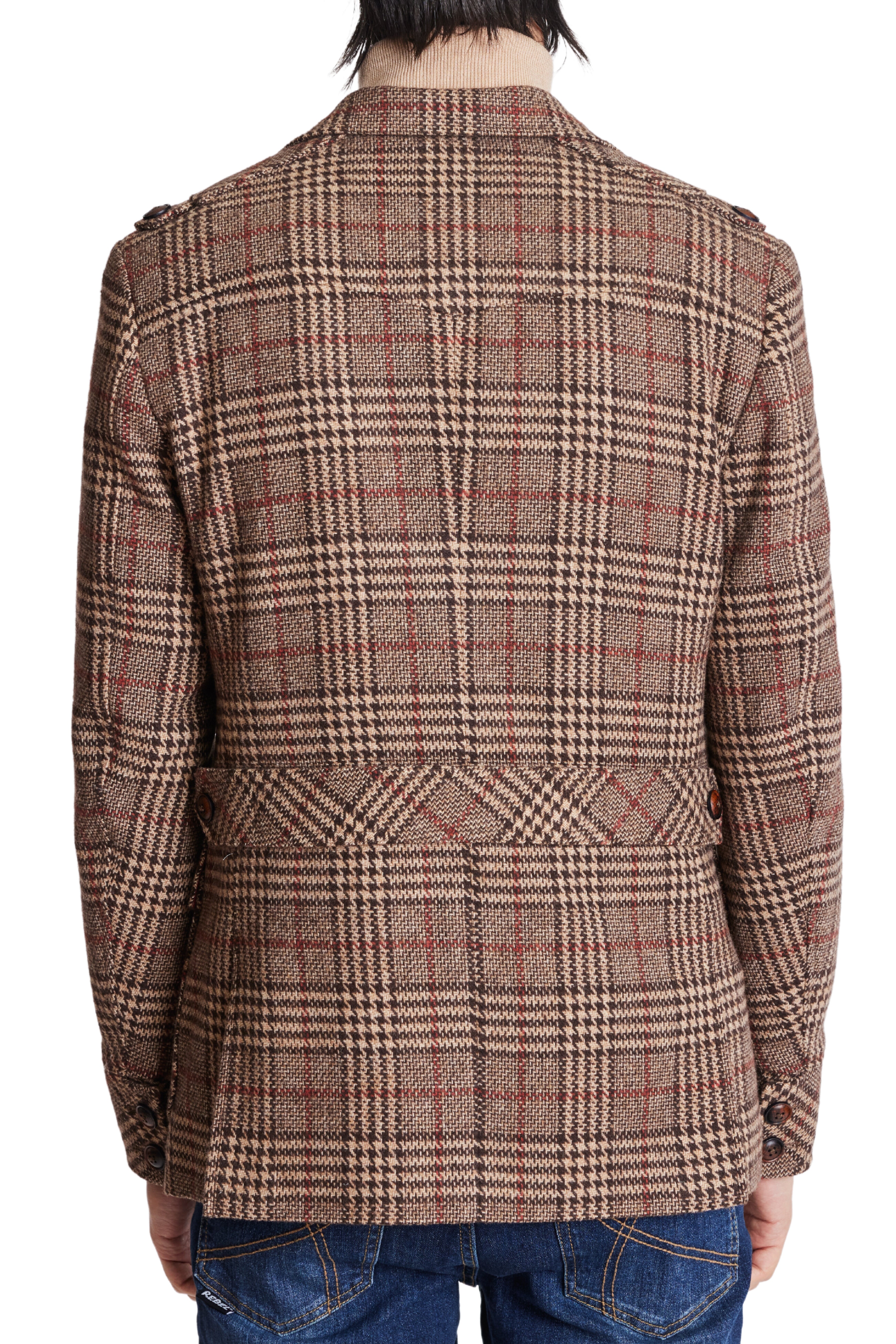 Utility Jacket - Brown Rust Plaid