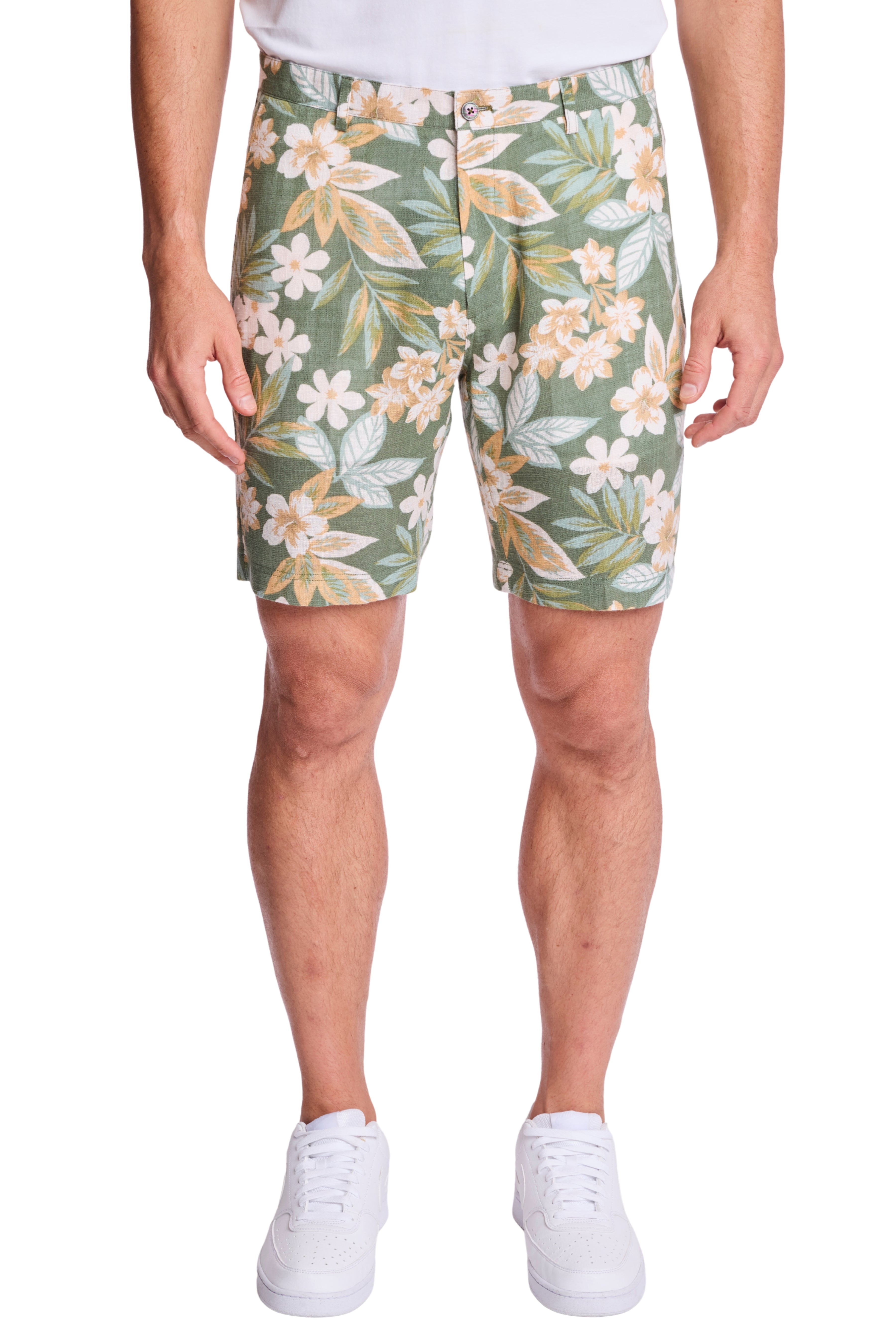Felix Shorts - slim - Emerald Floral