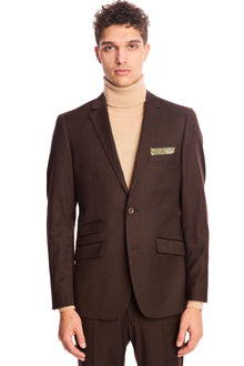  Dover Notch Jacket - slim - Dark Chocolate