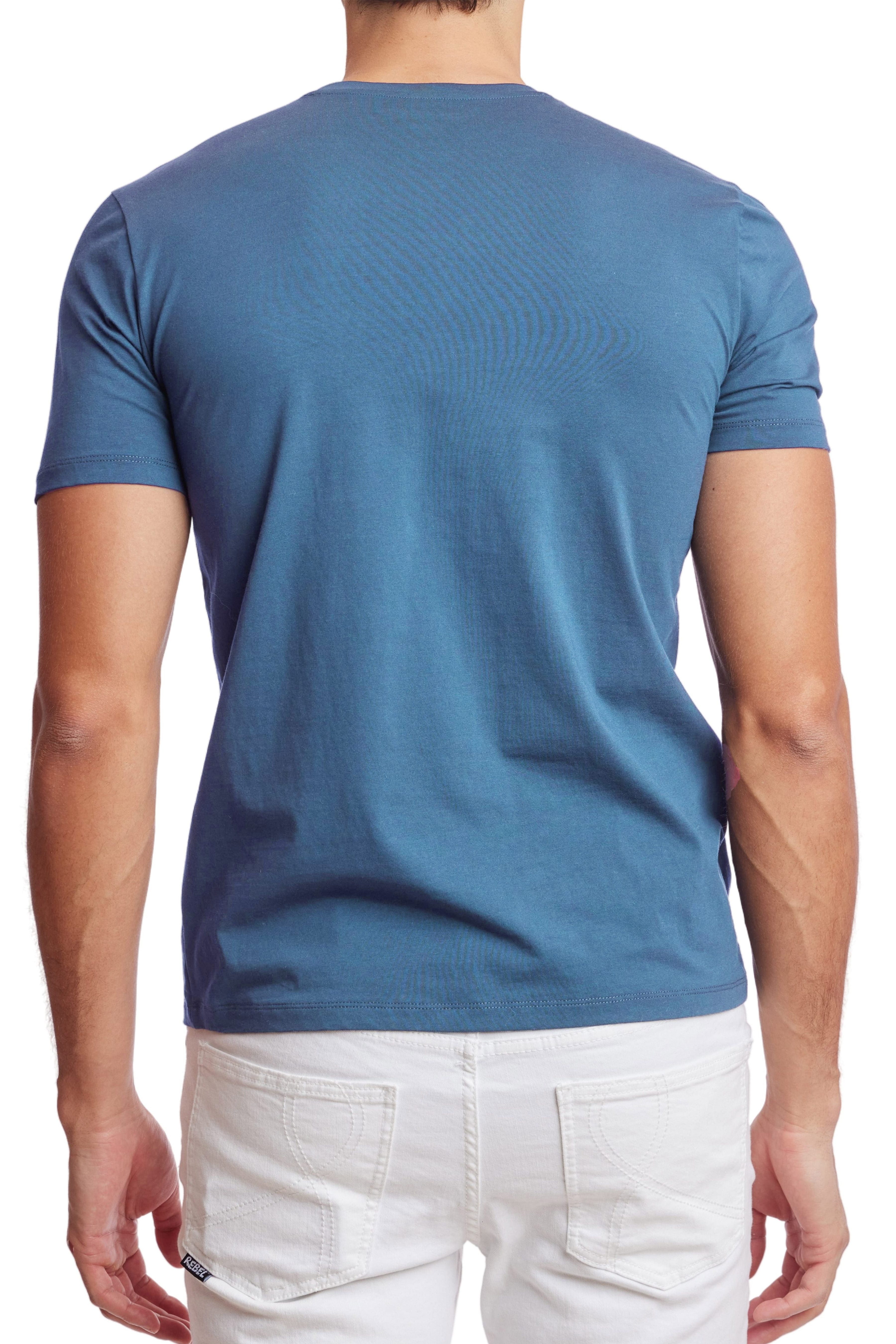 Lucas Crew T - Arctic Blue
