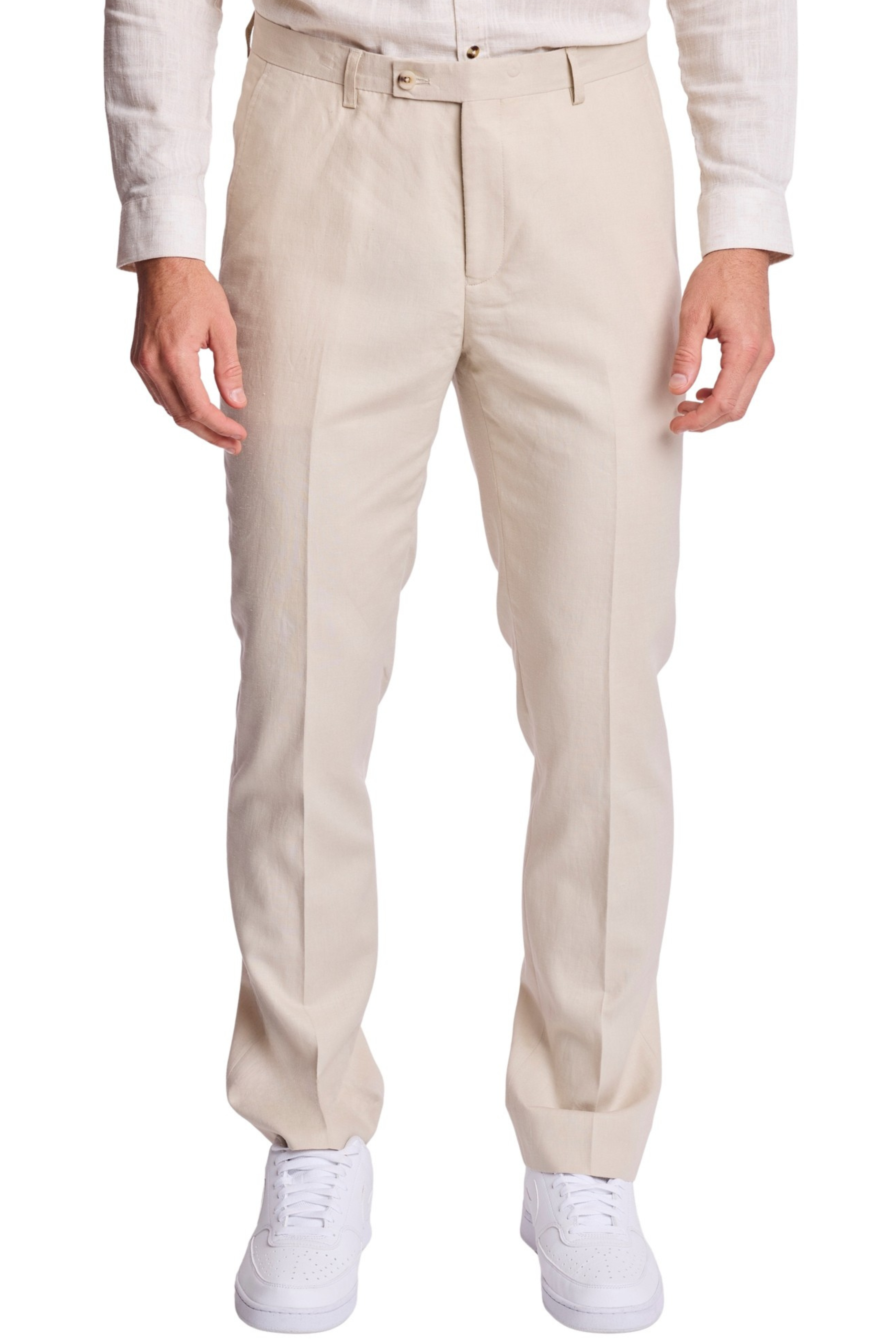 Downing Pants - slim - Tan Glaze Linen