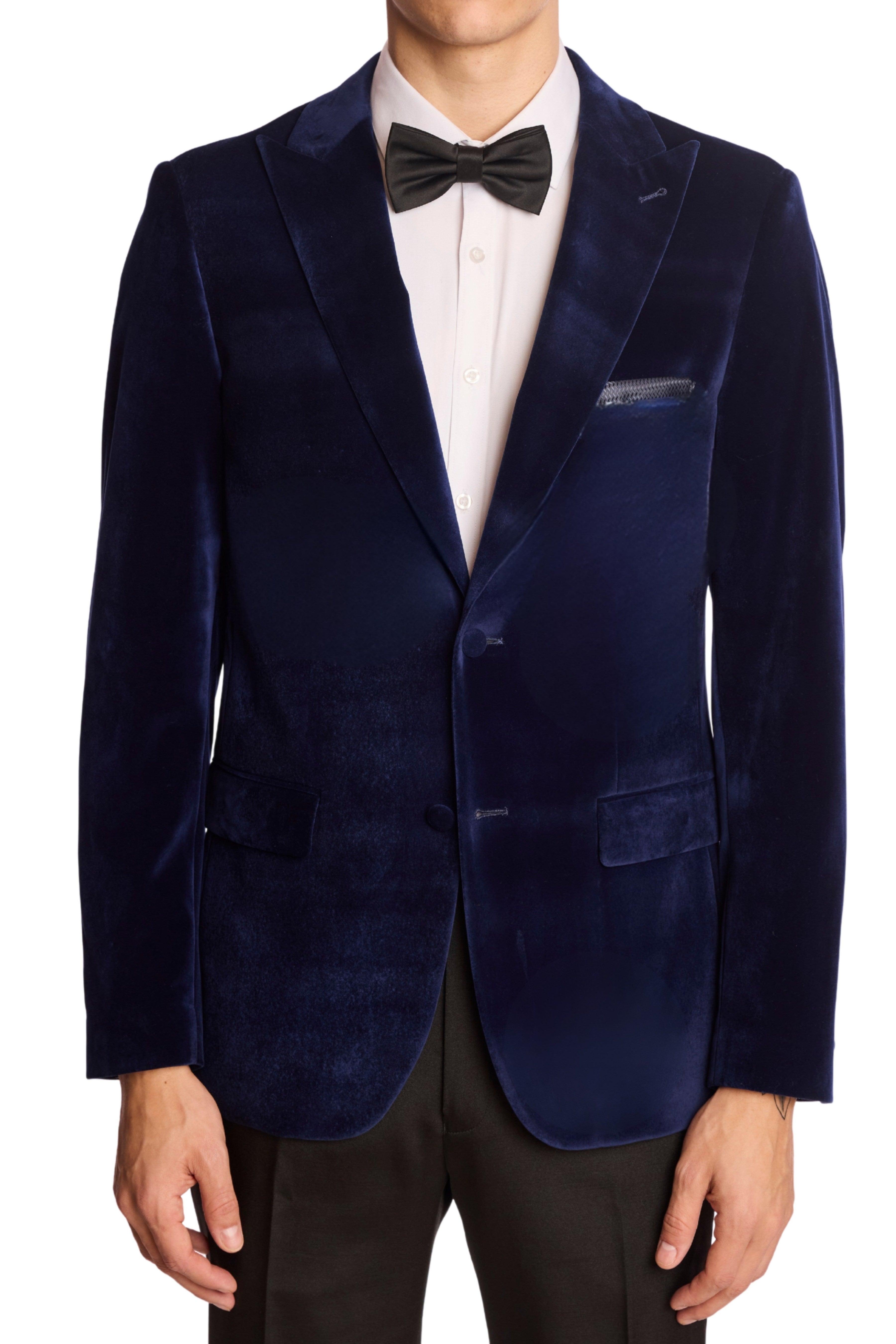 Kyle Big Peak Tux Jacket - slim - Dusk Velvet