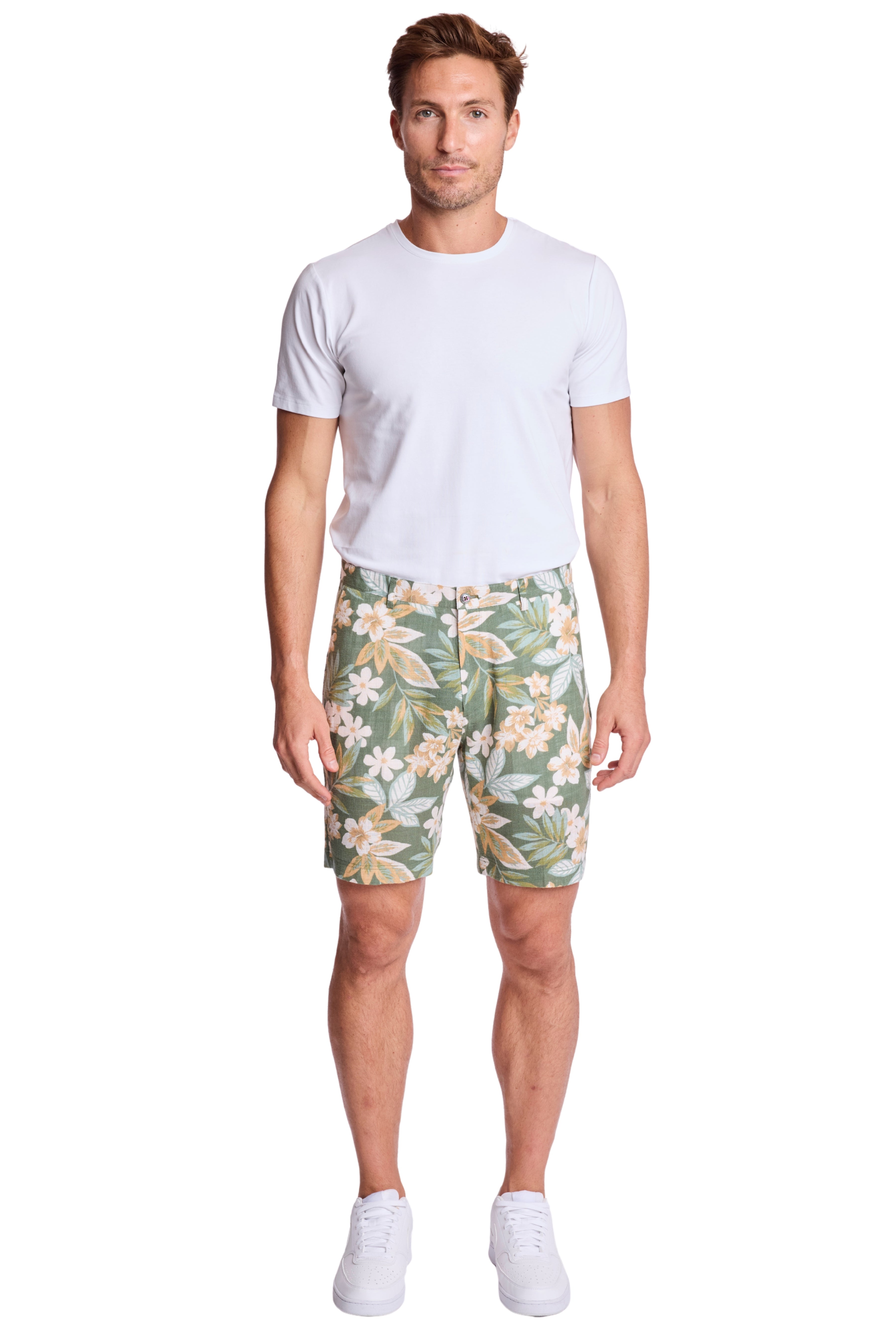 Felix Shorts - slim - Emerald Floral