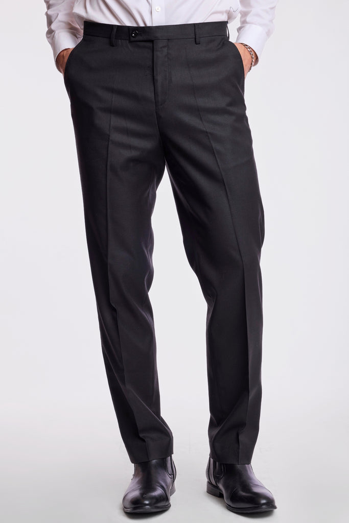 Modern Fit - Downing Pants - Soft Black Shark Paisley & Gray Modern Fit - Downing Pants - Soft Black Shark Paisley & Gray