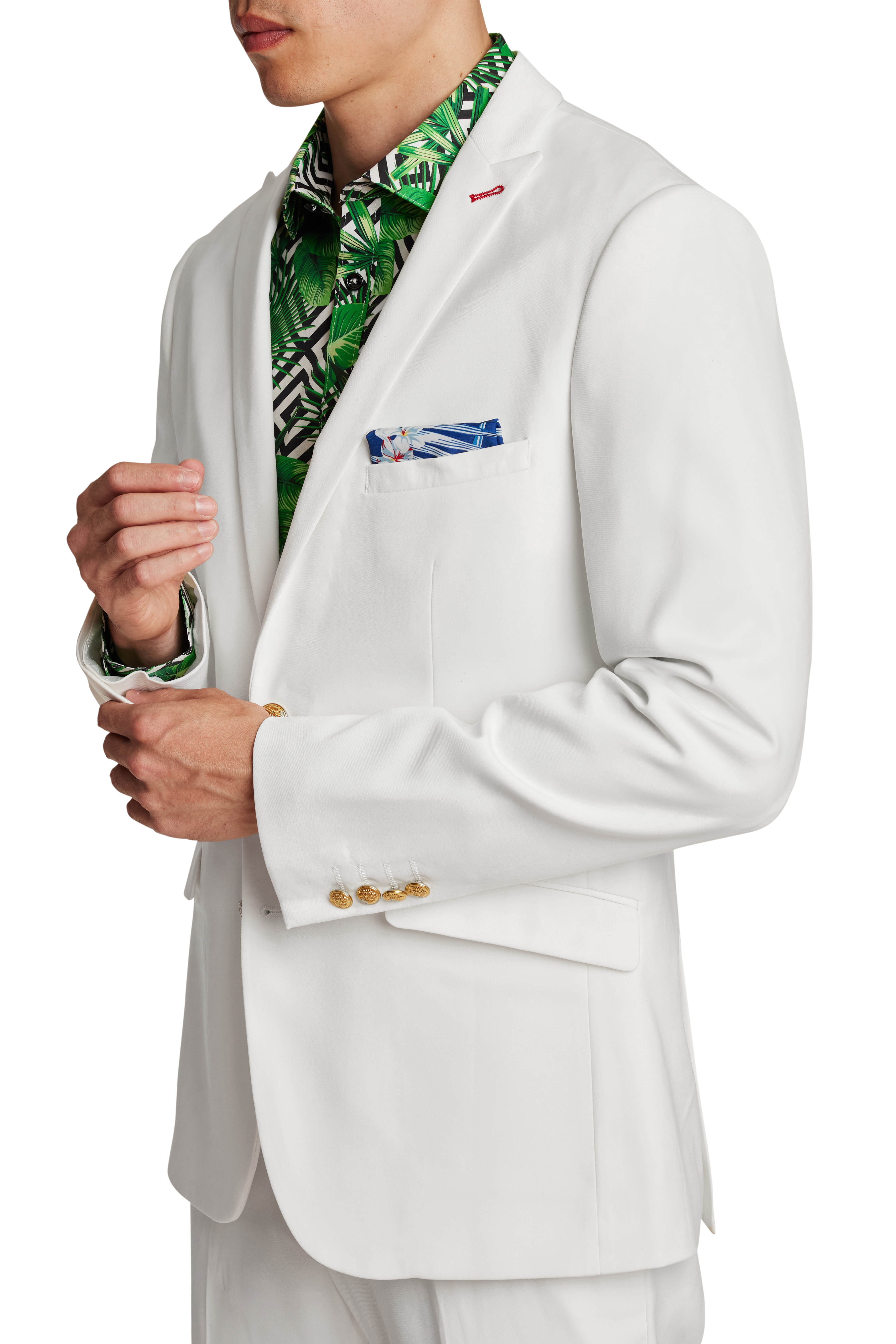 Ashton Peak Jacket - slim - Lilly White