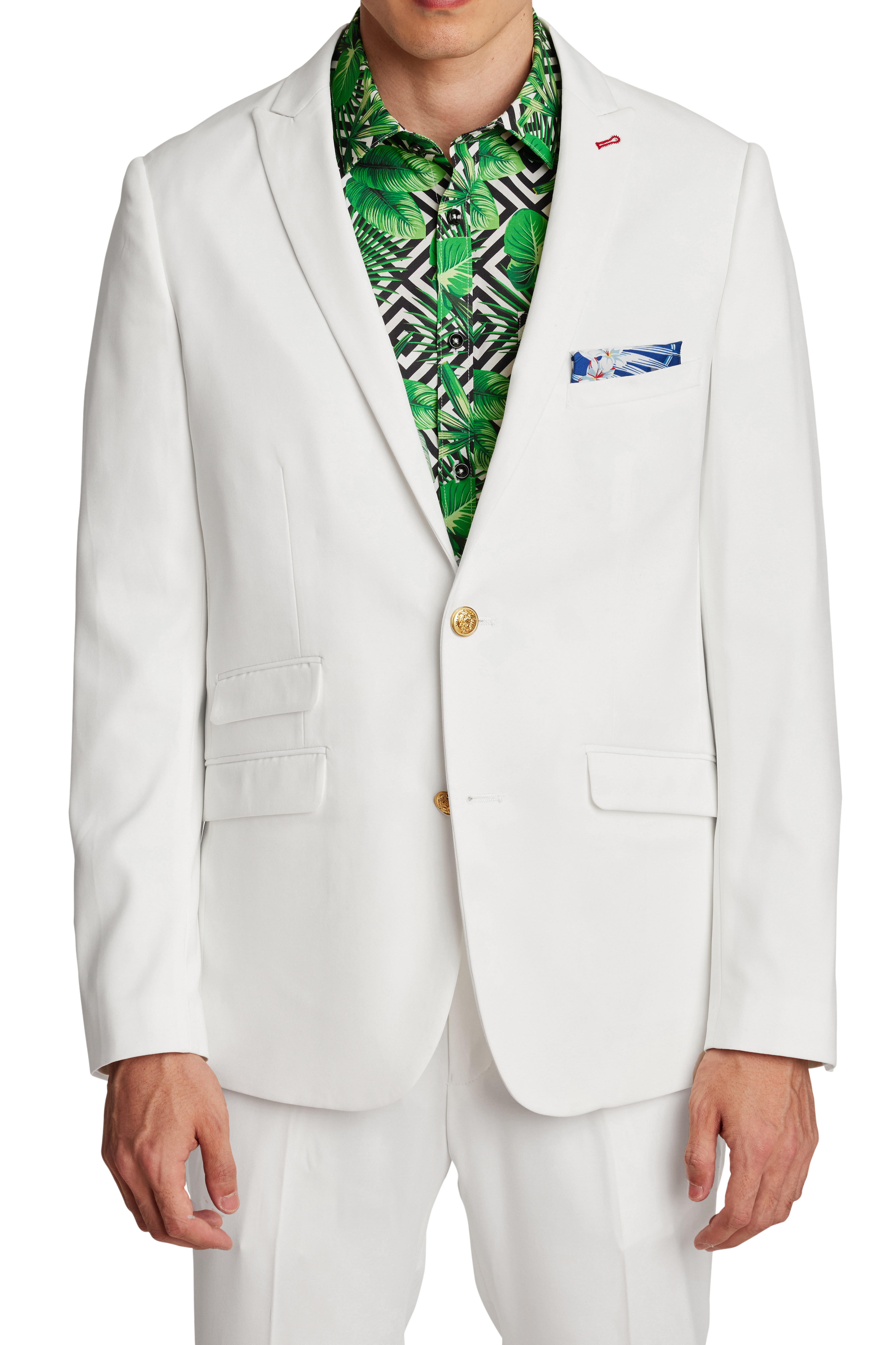 Ashton Peak Jacket - slim - Lilly White
