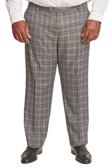  Big & Tall Downing Pants - Grey Black Big Check