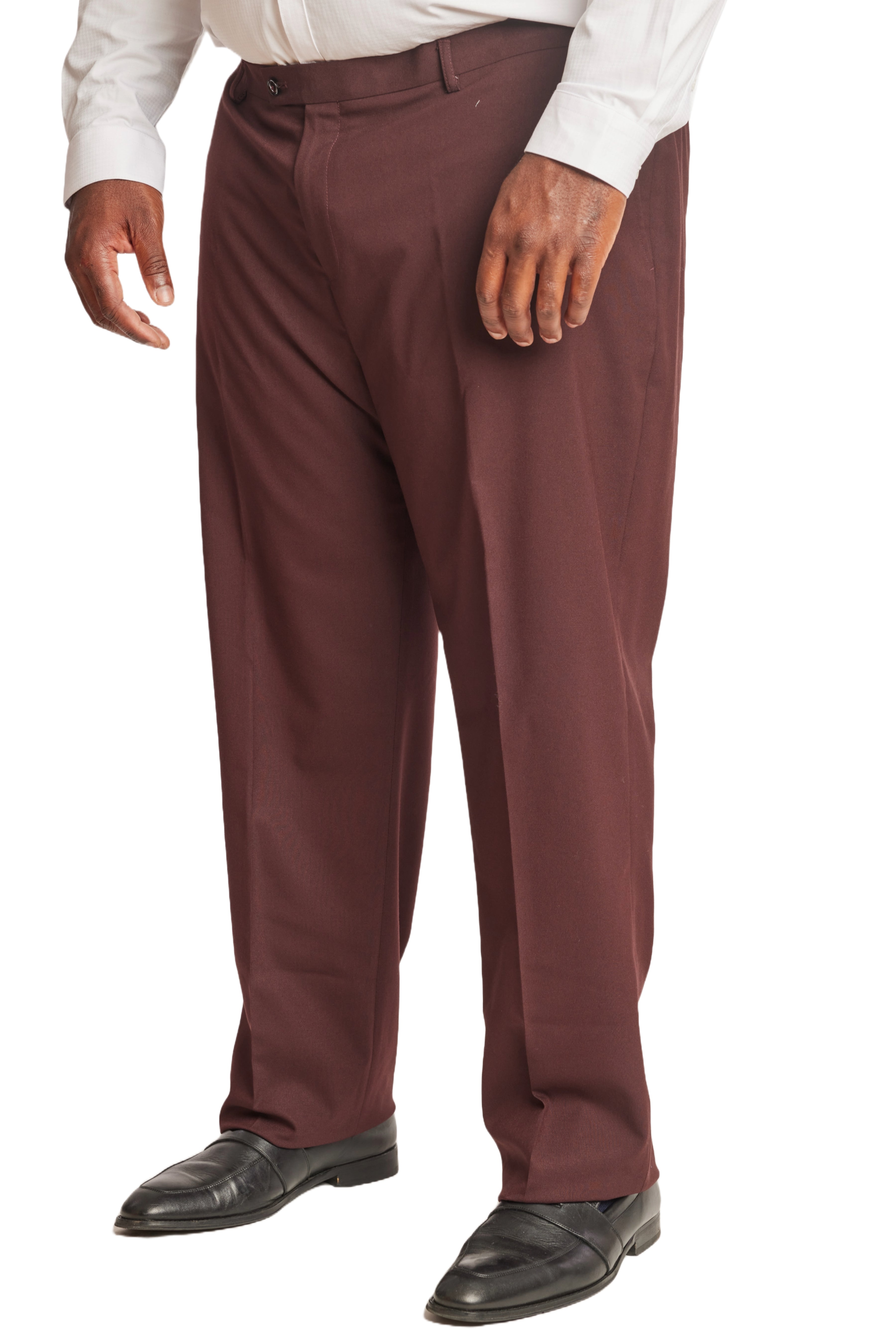 Big & Tall Downing Pants - Port Wine