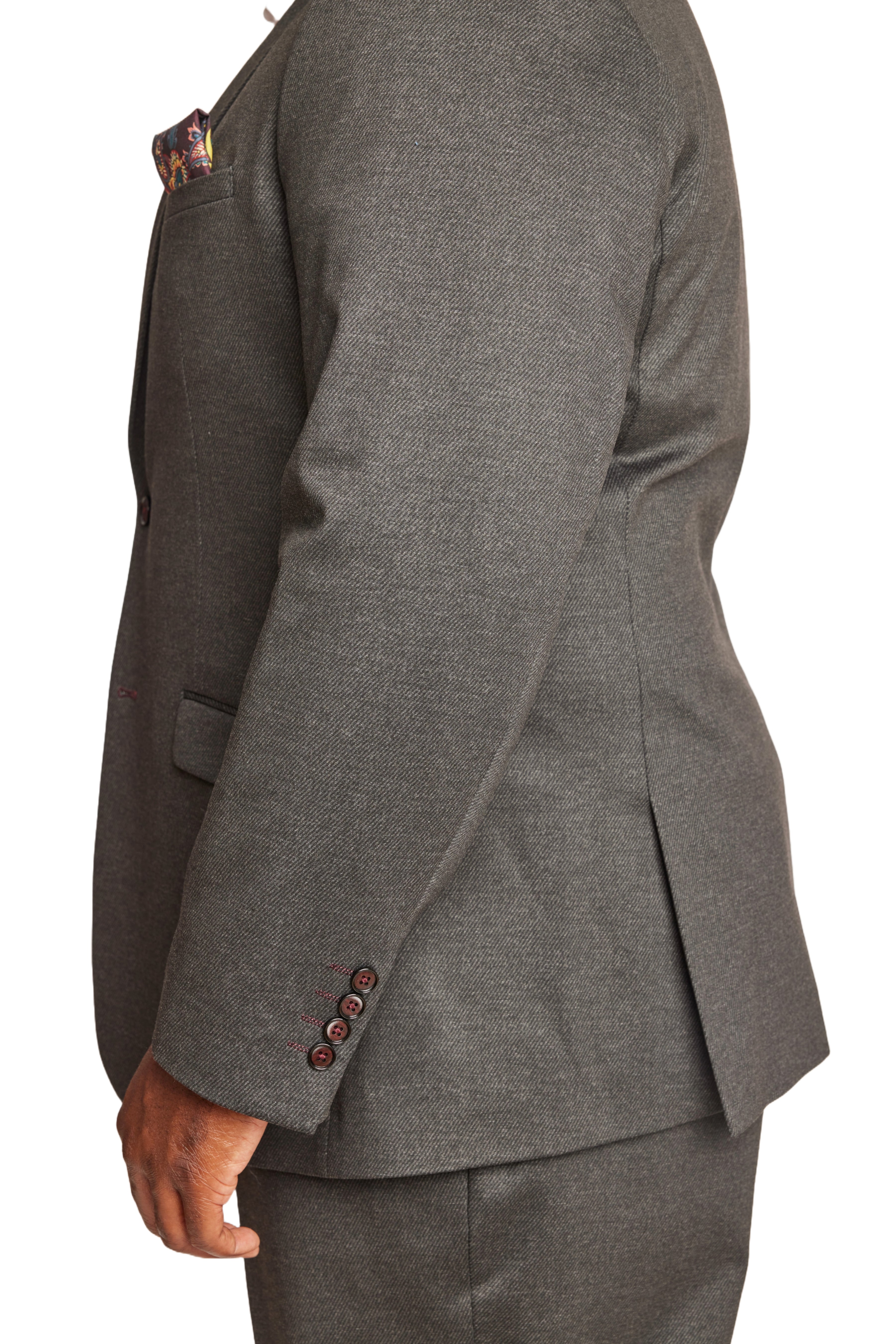 Big & Tall Ashton Peak Jacket - Charcoal Knit