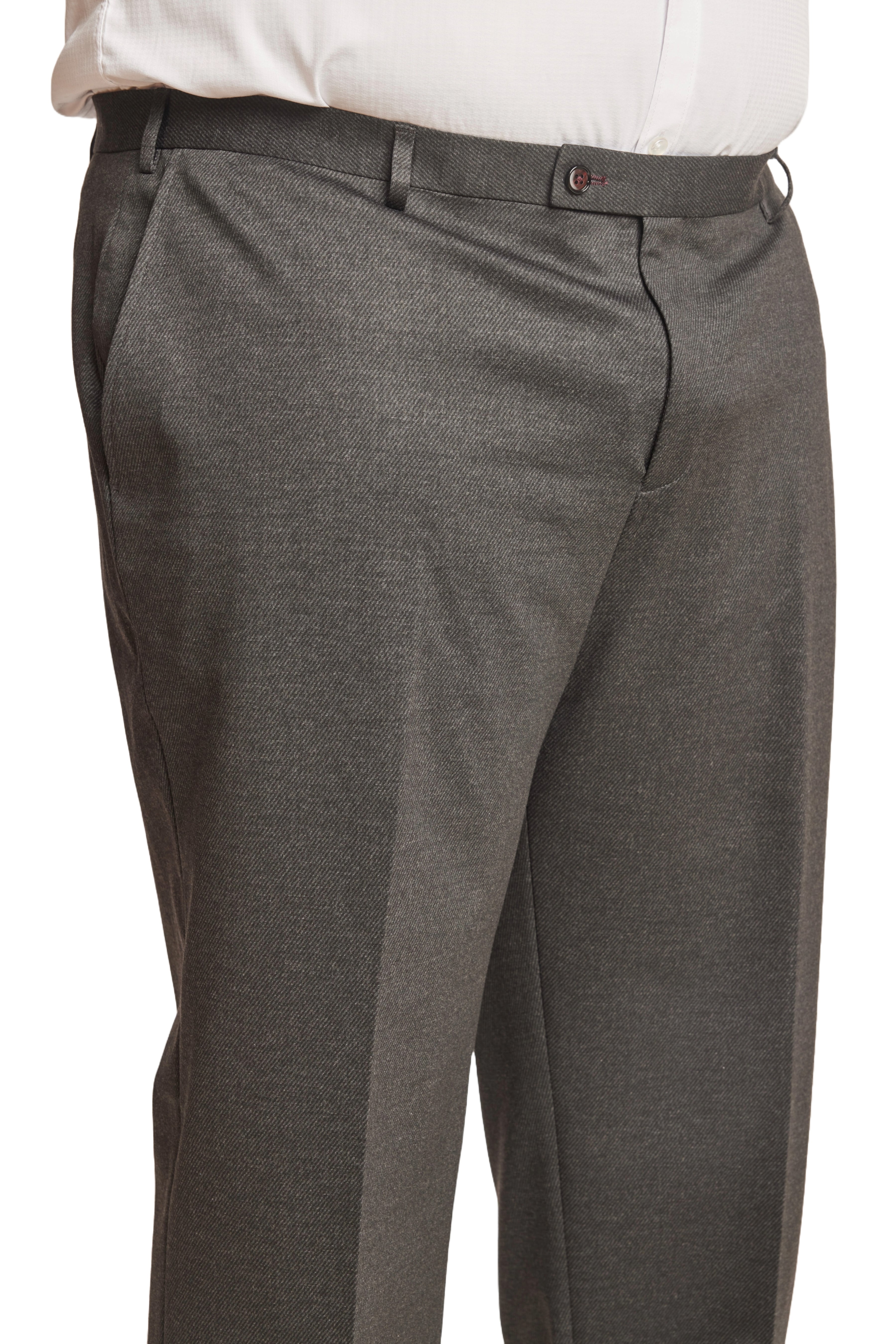 Big & Tall Downing Pants - Charcoal Knit