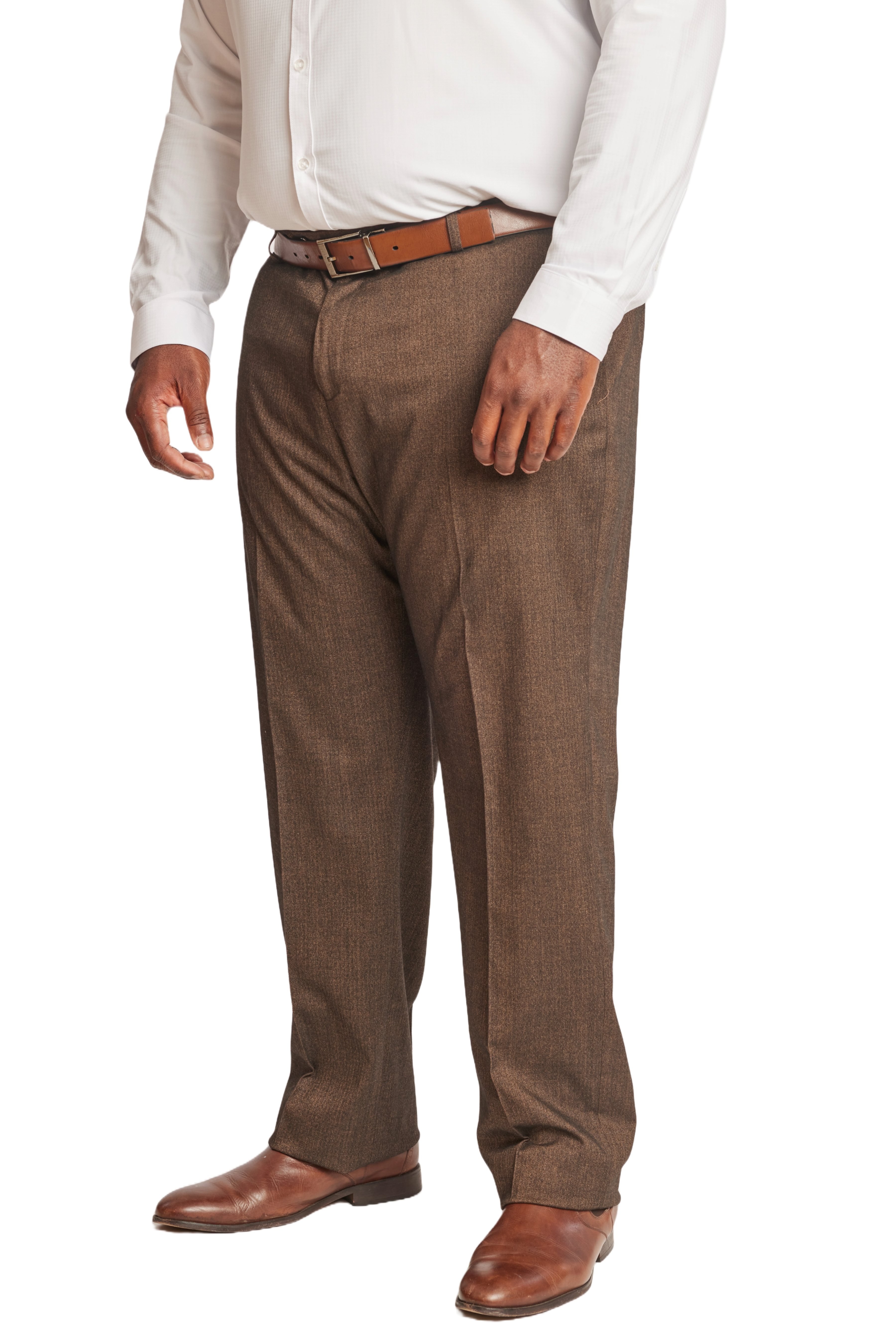 Big & Tall Downing Pants - Coco Herringbone