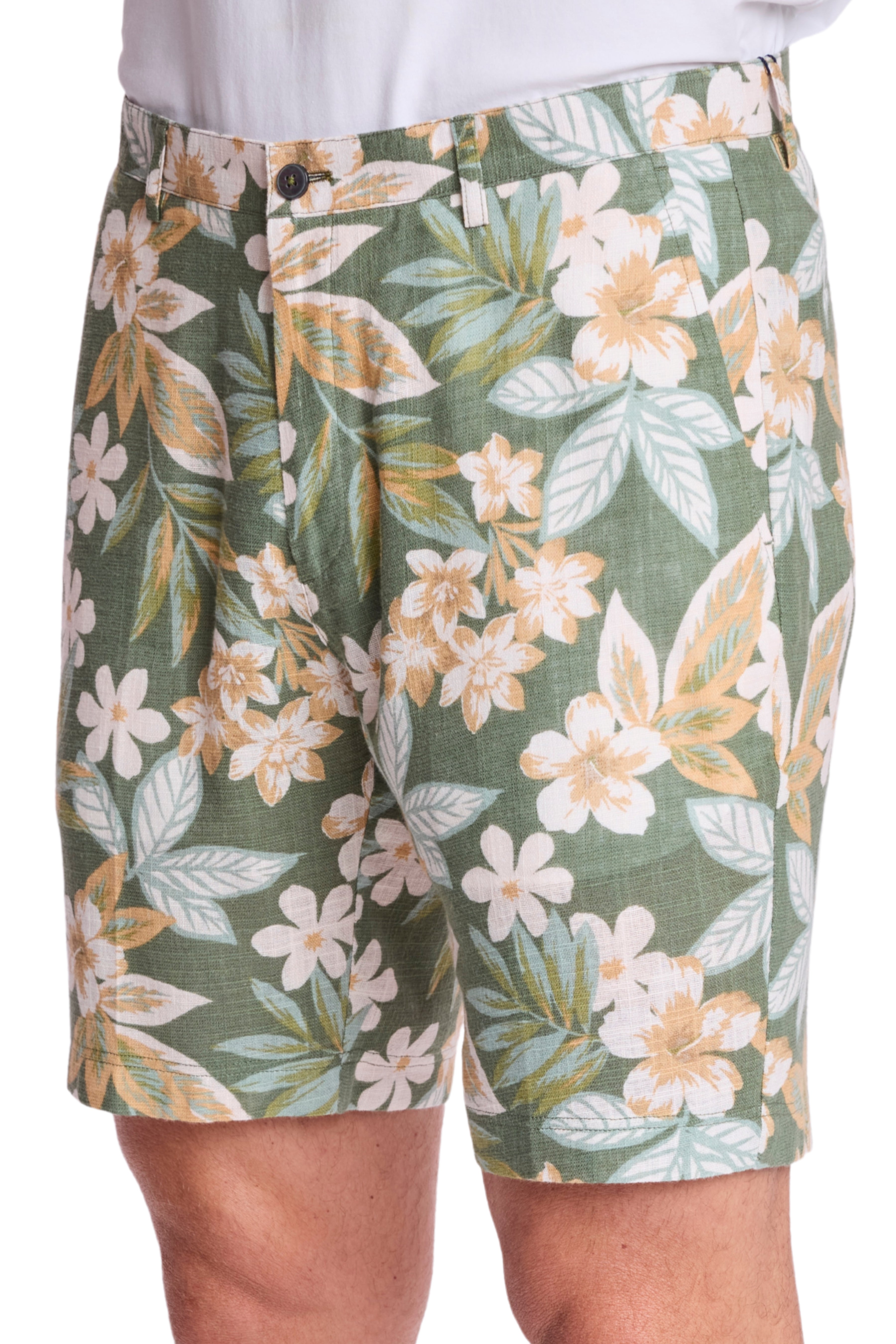 Felix Shorts - slim - Emerald Floral
