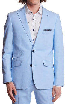  Dover Notch Jacket  - slim - Baby Blue