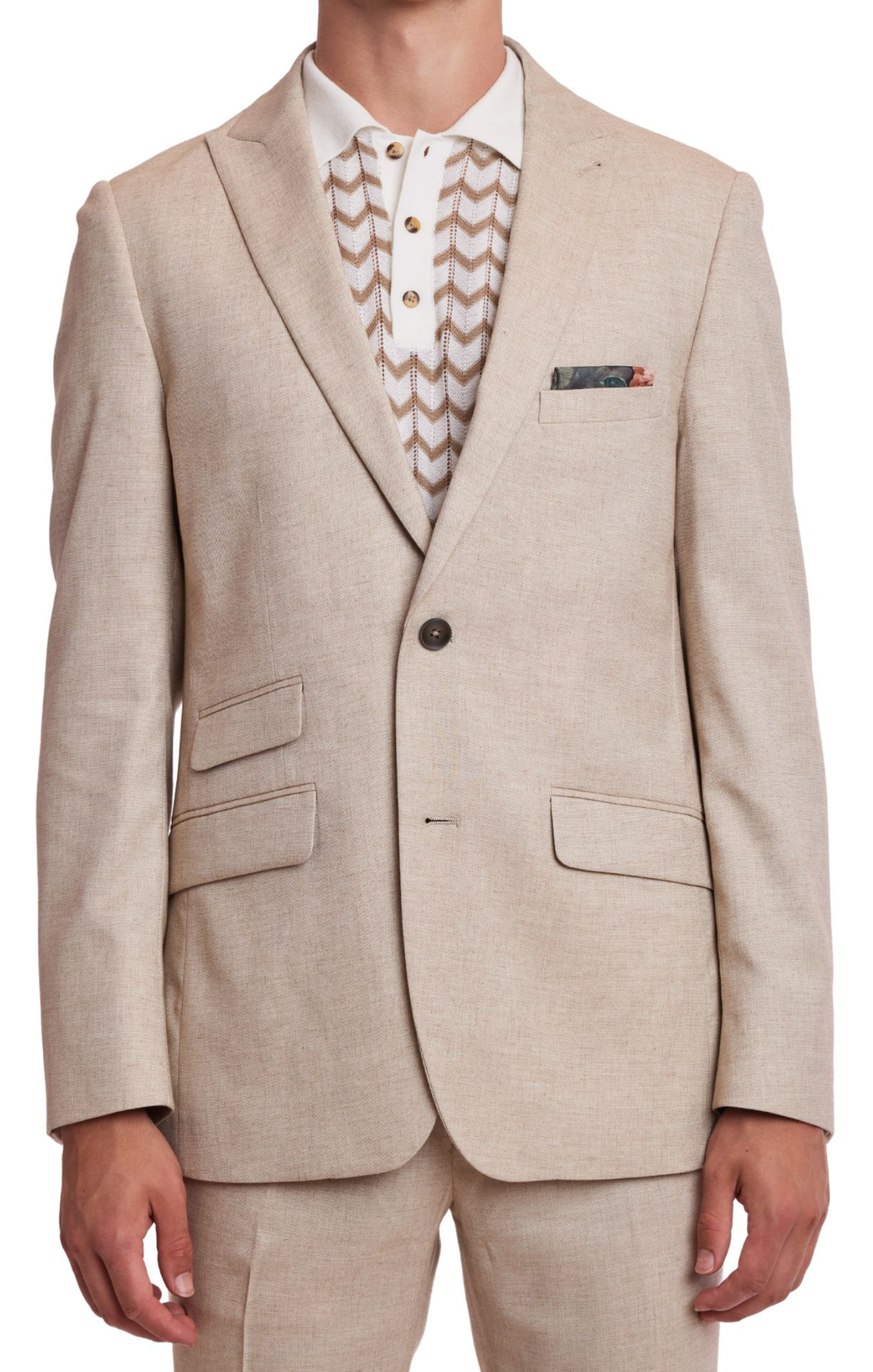 Ashton Peak Jacket - slim - Natural Beige