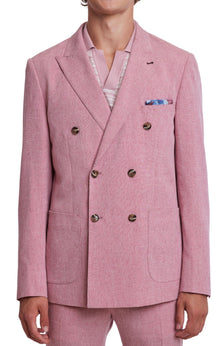  Soho Peak DB Jacket  - slim - Pink Melange