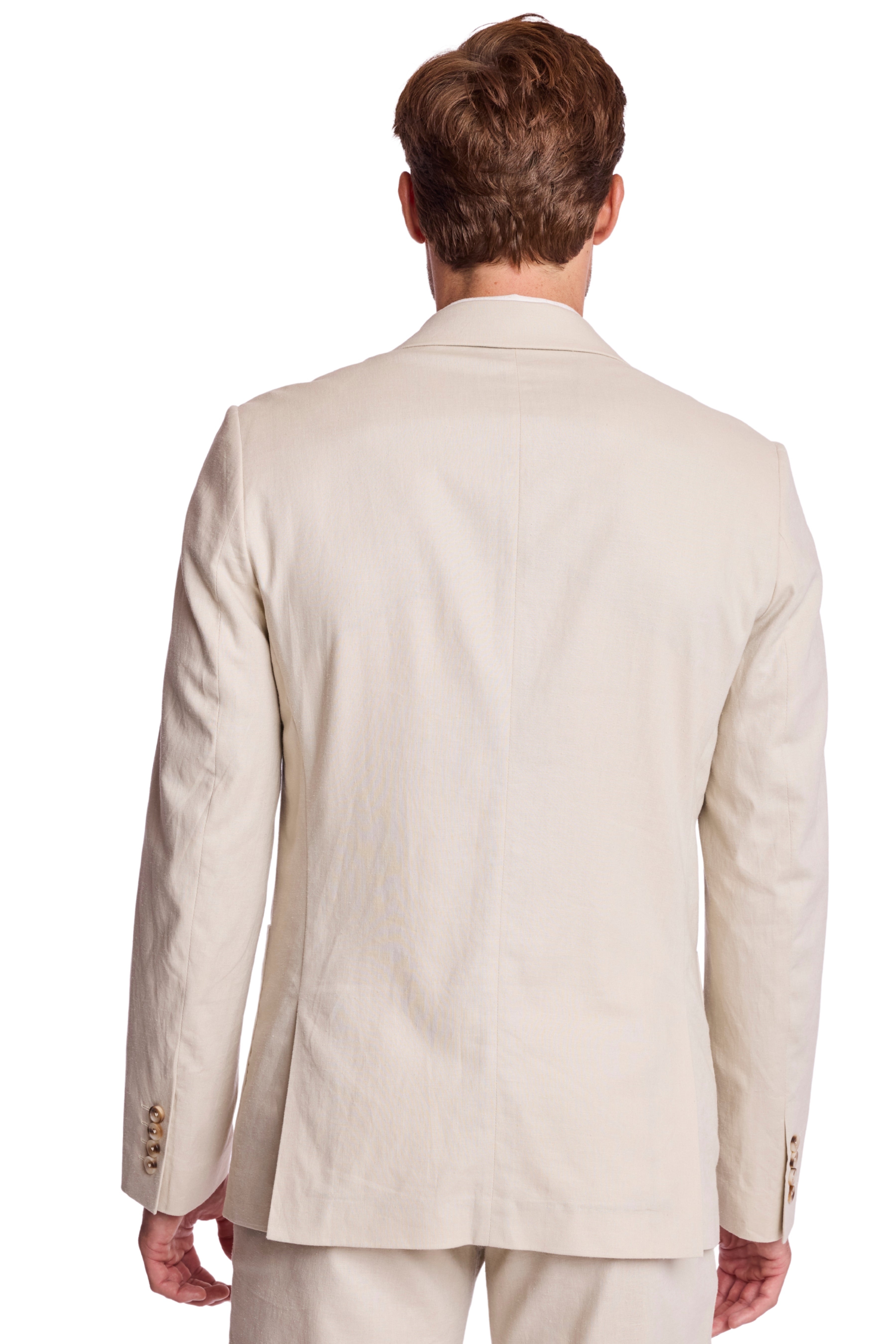 Dover Notch Jacket - slim - Tan Glaze Linen