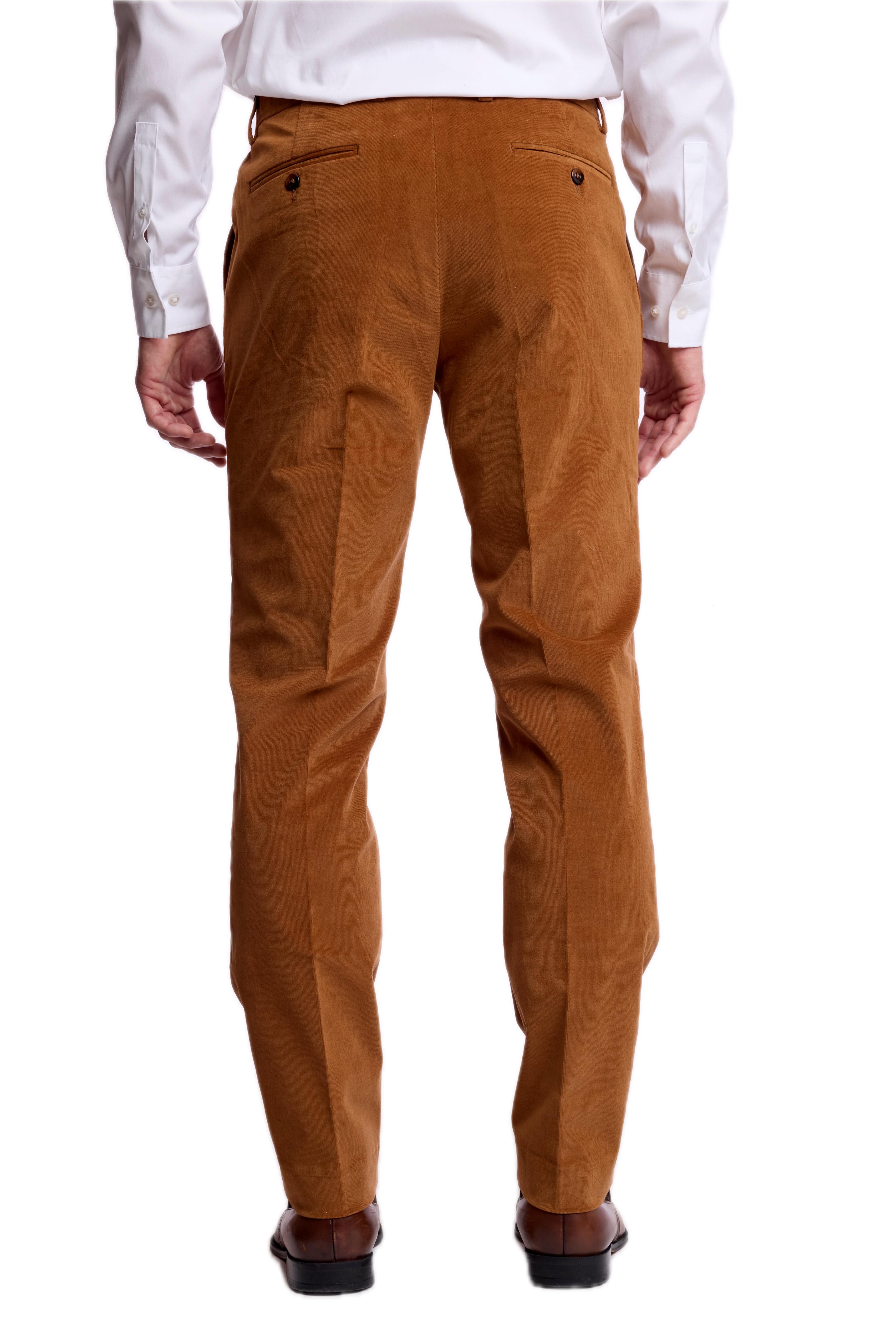 Downing Pants - slim - Caramel Coffee