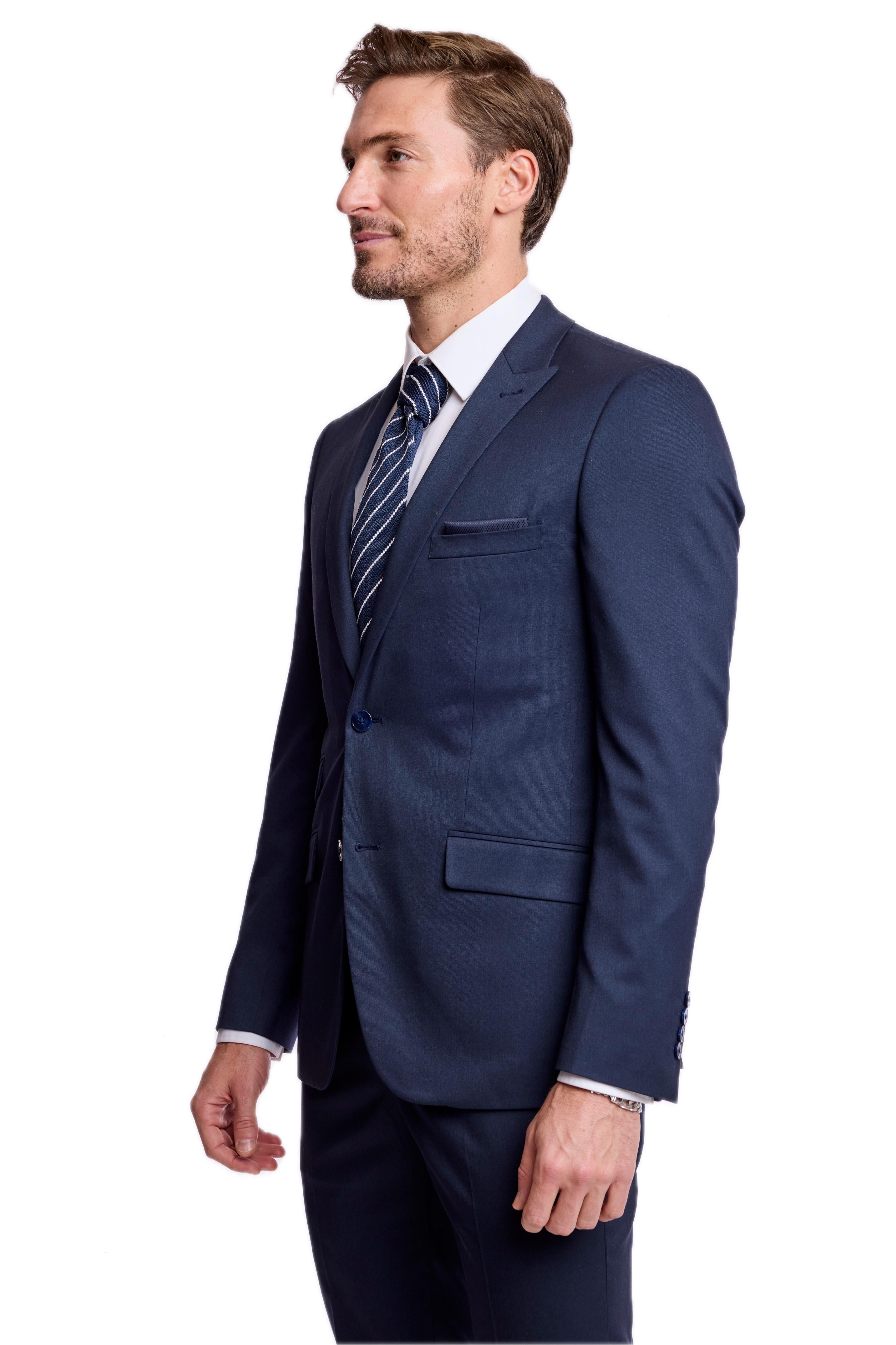 Ashton Peak Jacket - slim - Solid Navy