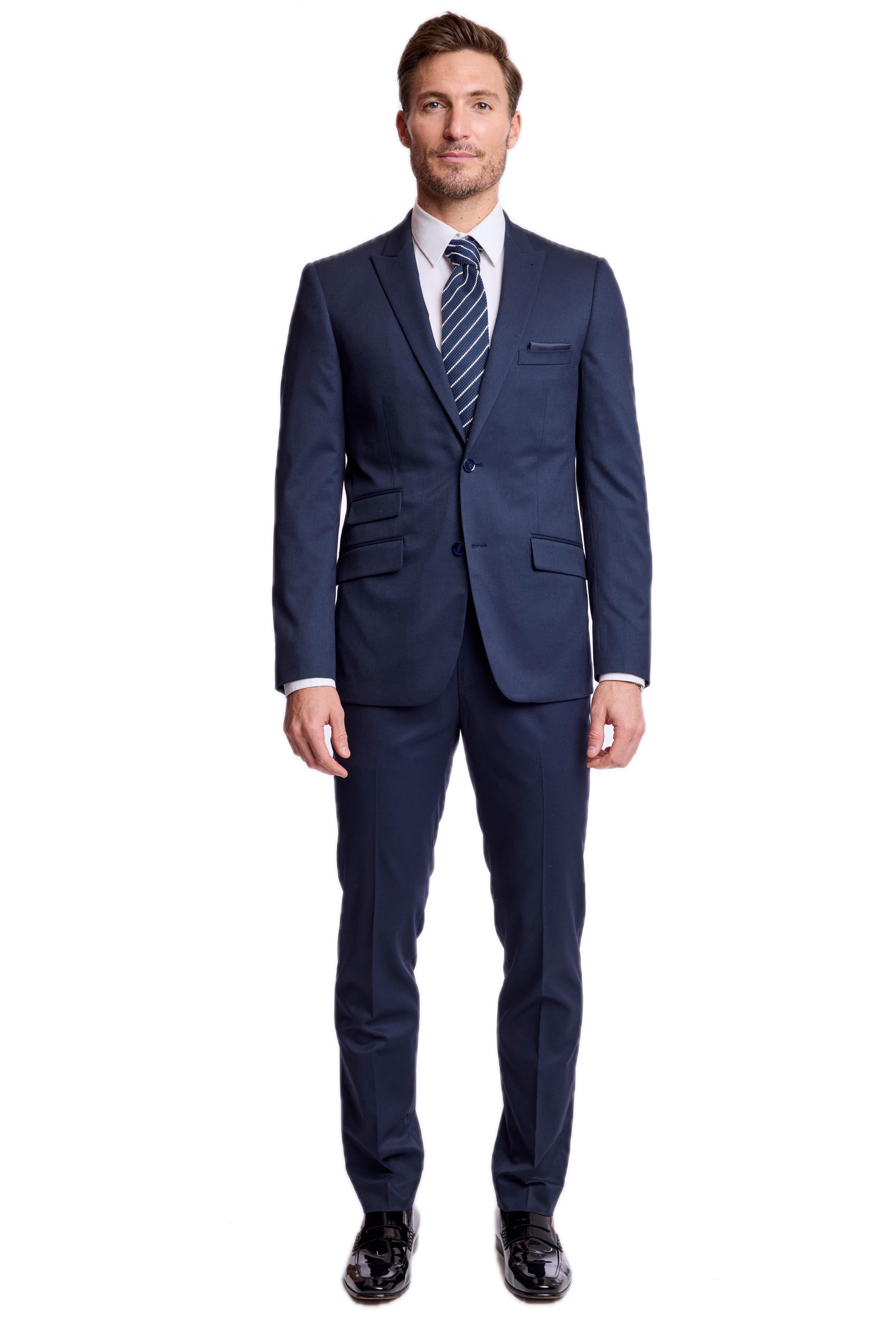 Ashton Peak Jacket - slim - Solid Navy