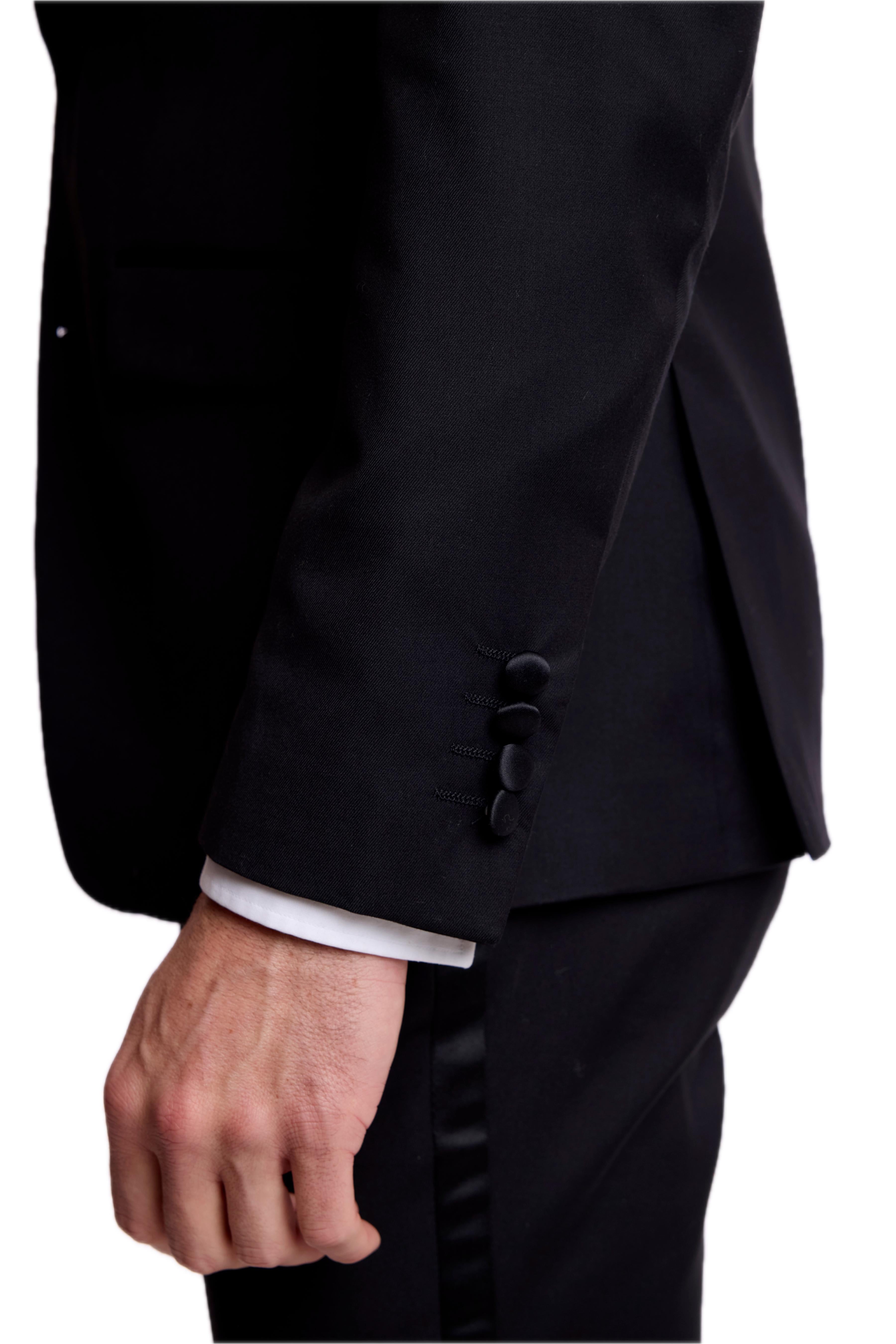Kyle Big Peak Stretch Tux Jacket - slim - New Black