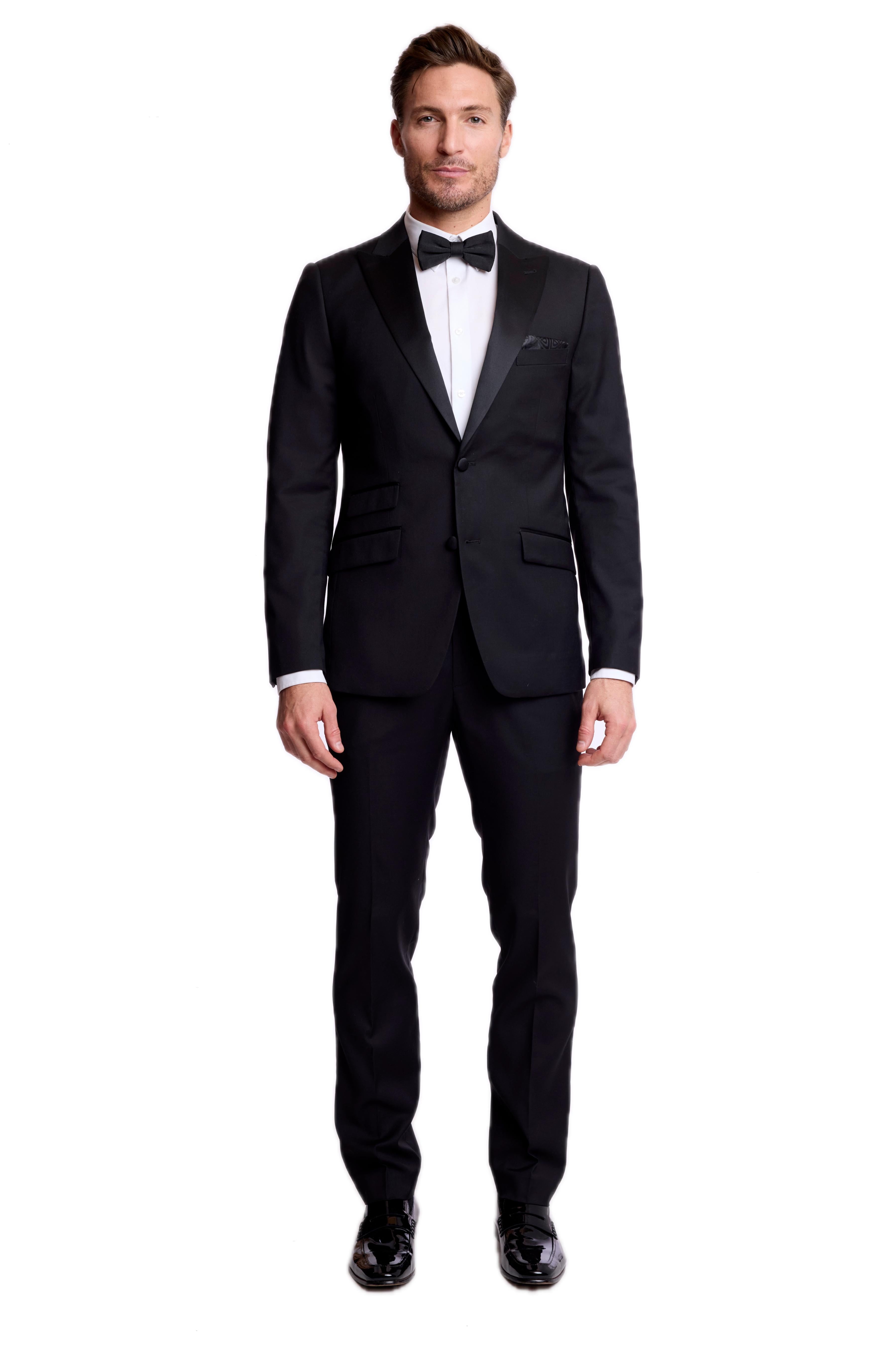 Kyle Big Peak Stretch Tux Jacket - slim - New Black
