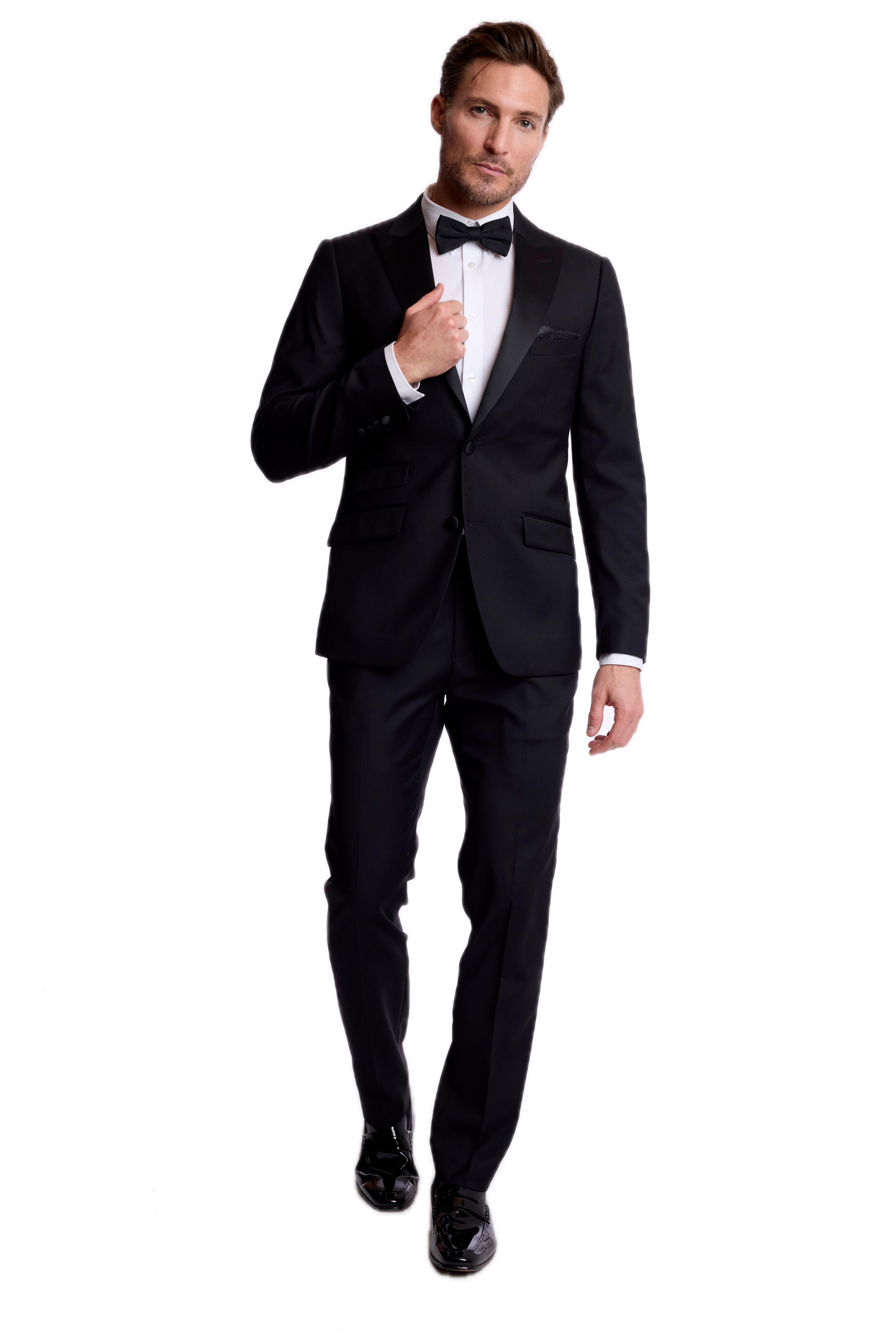 Sloane Stretch Tux Pants - slim - New Black