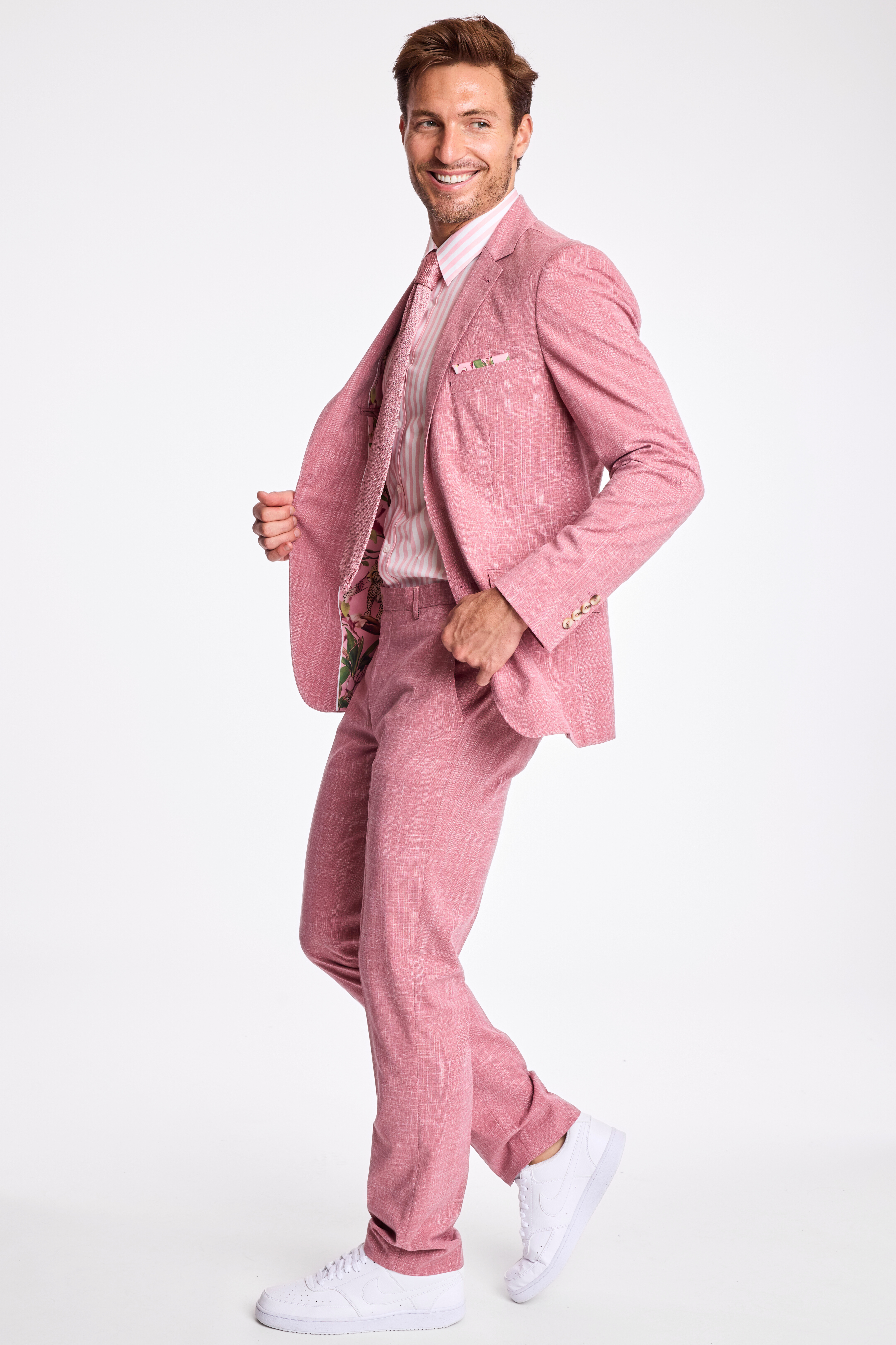 Dover Notch Jacket - slim - Pink Quartz