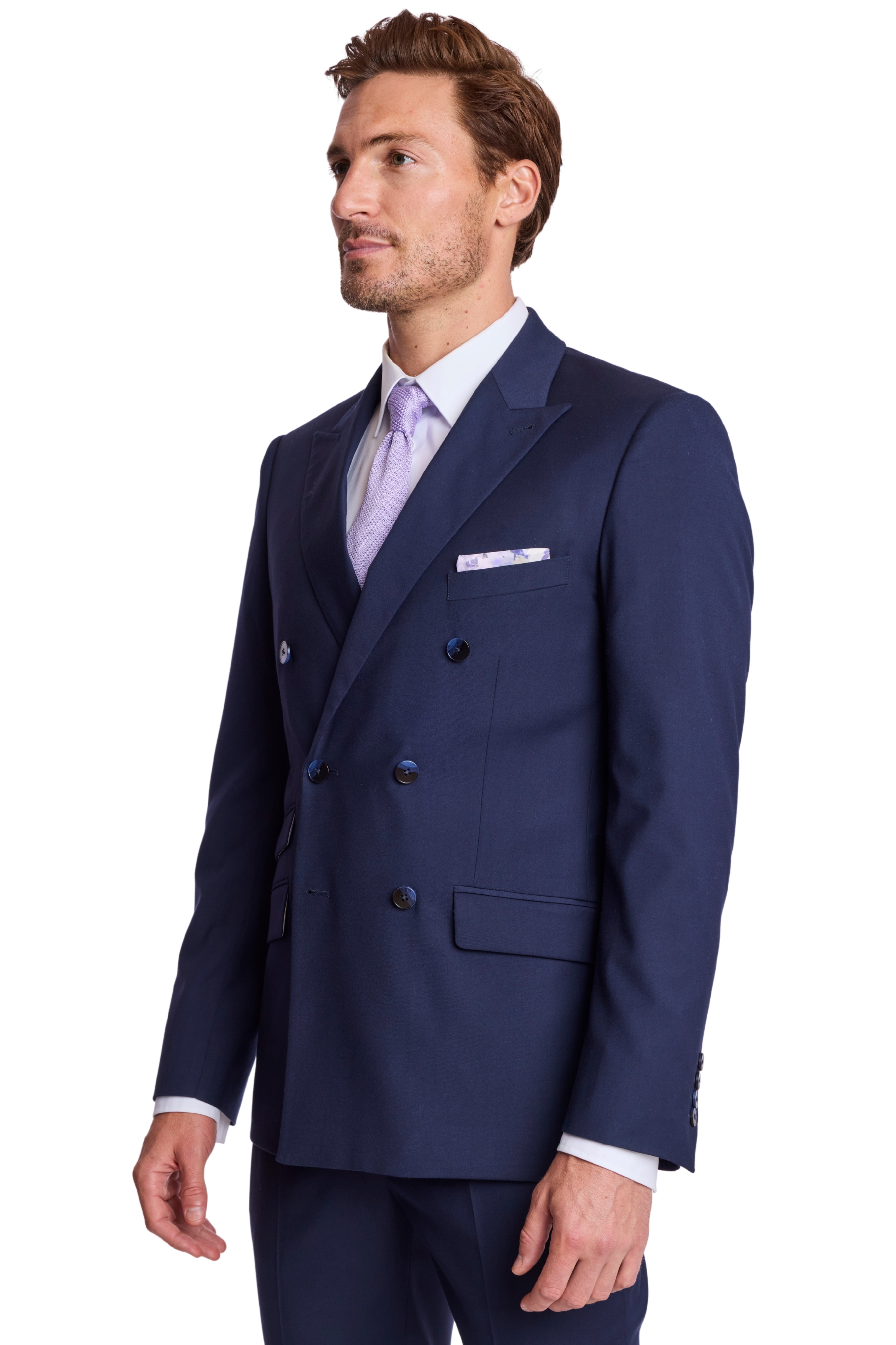 Soho Peak DB Jacket - slim - Solid Navy