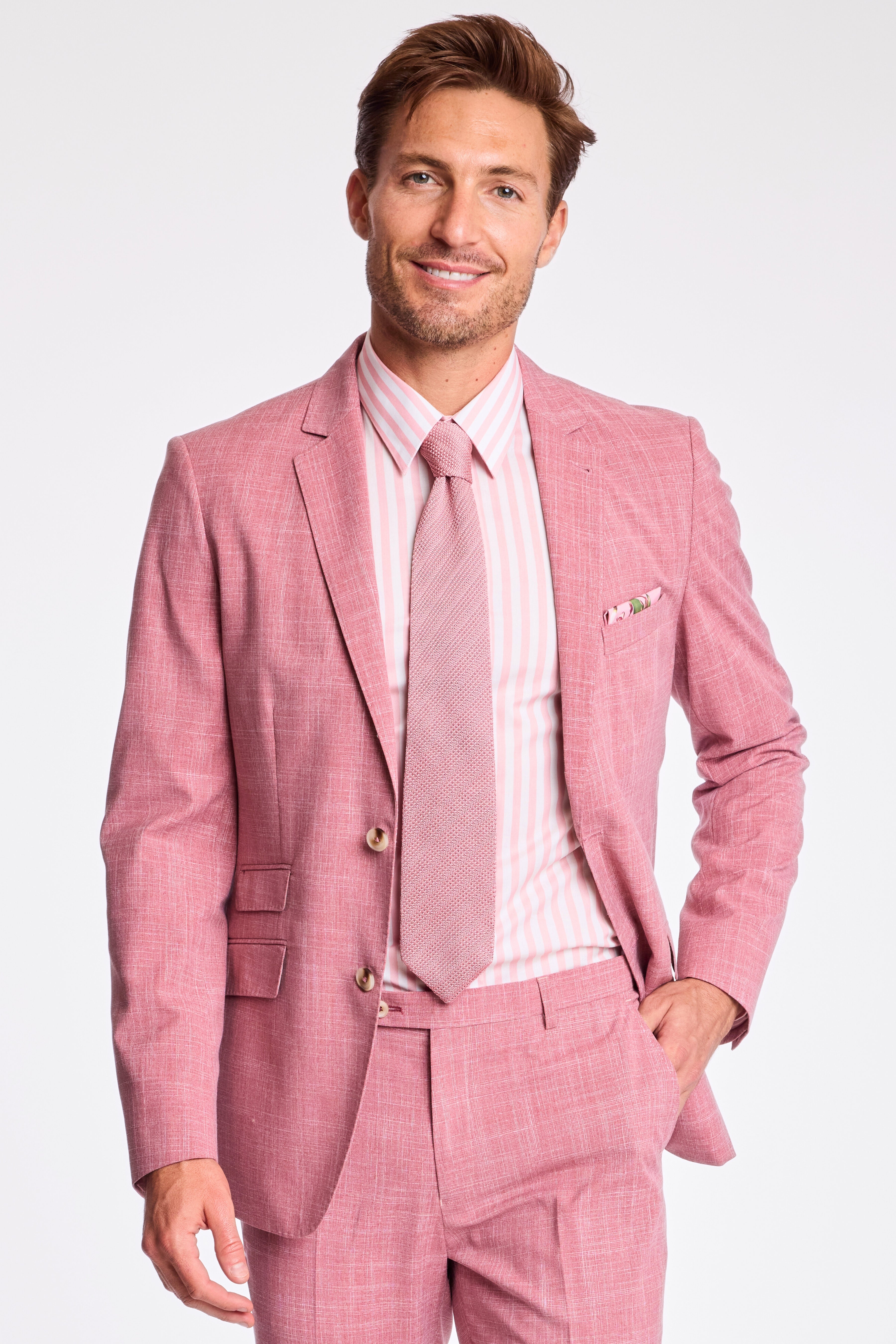 Dover Notch Jacket - slim - Pink Quartz