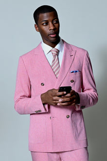  Soho Peak DB Jacket  - slim - Pink Melange